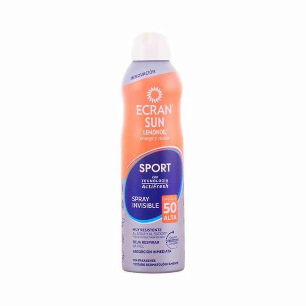 Ecran Sonnenschutzcreme Sun Lemonoil Sport Invisible Spray Spf50 250ml
