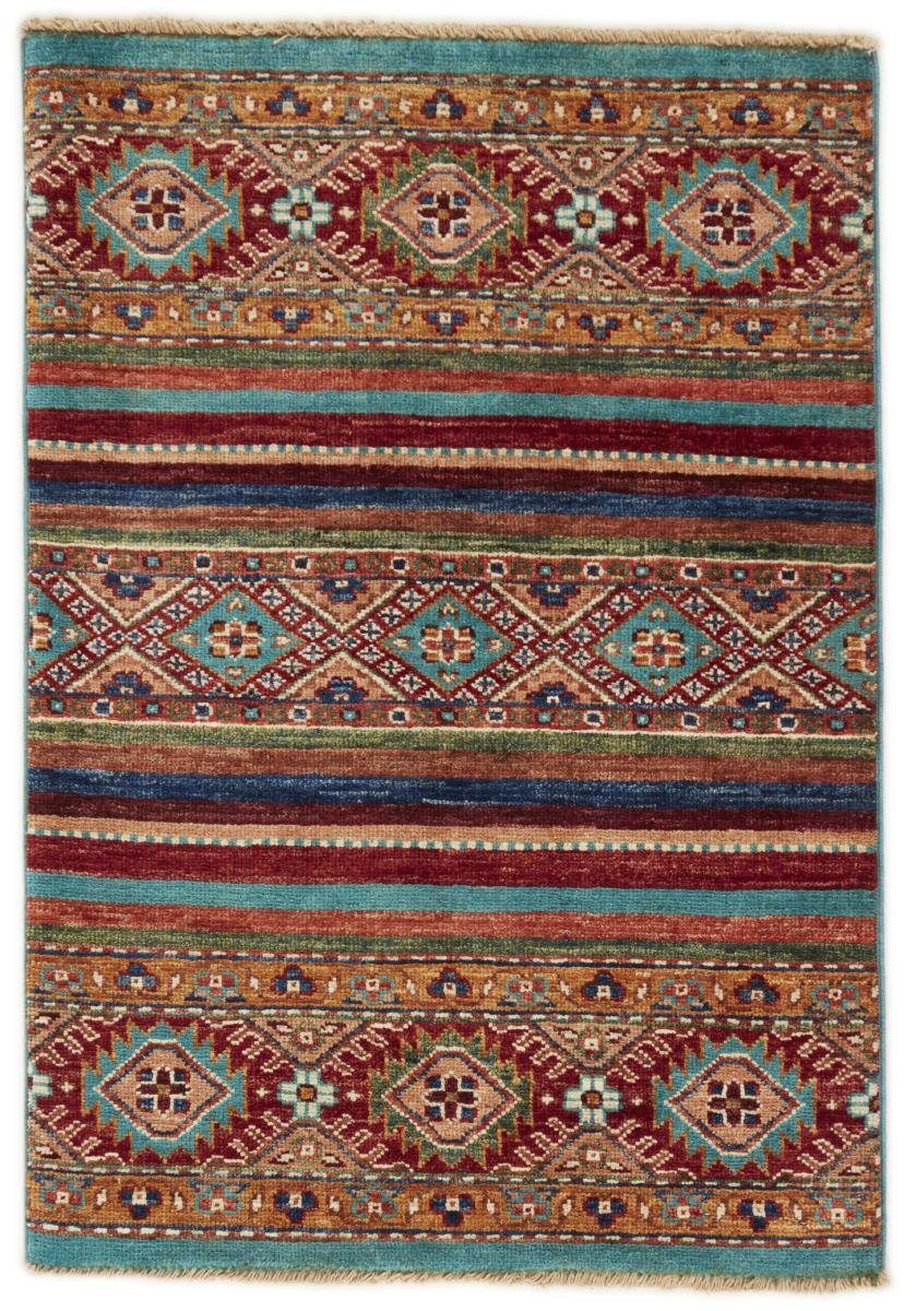 Orientteppich Arijana Shaal 66x92 Handgeknüpfter Orientteppich, Nain Trading, rechteckig, Höhe: 5 mm