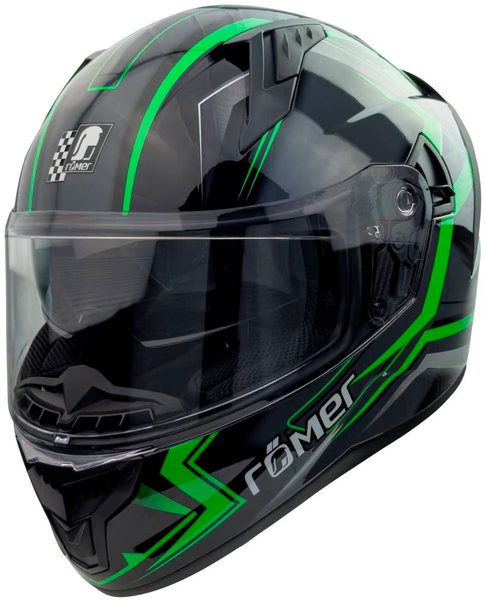 RÖMER HELME Motorradhelm Integralhelm Eifel, mit integriertem Sonnenvisier