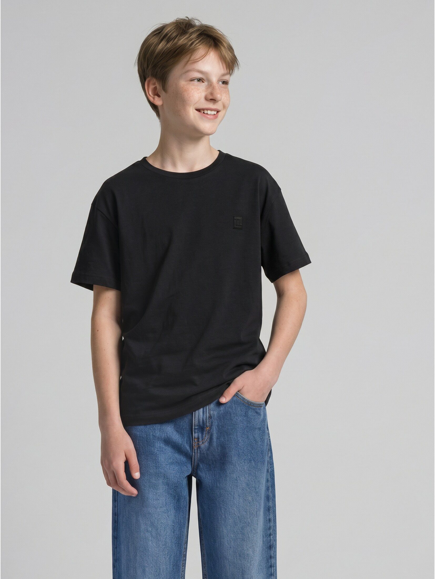 TOM TAILOR T-Shirt T-Shirt (im Einserpack) Oversize T-Shirt