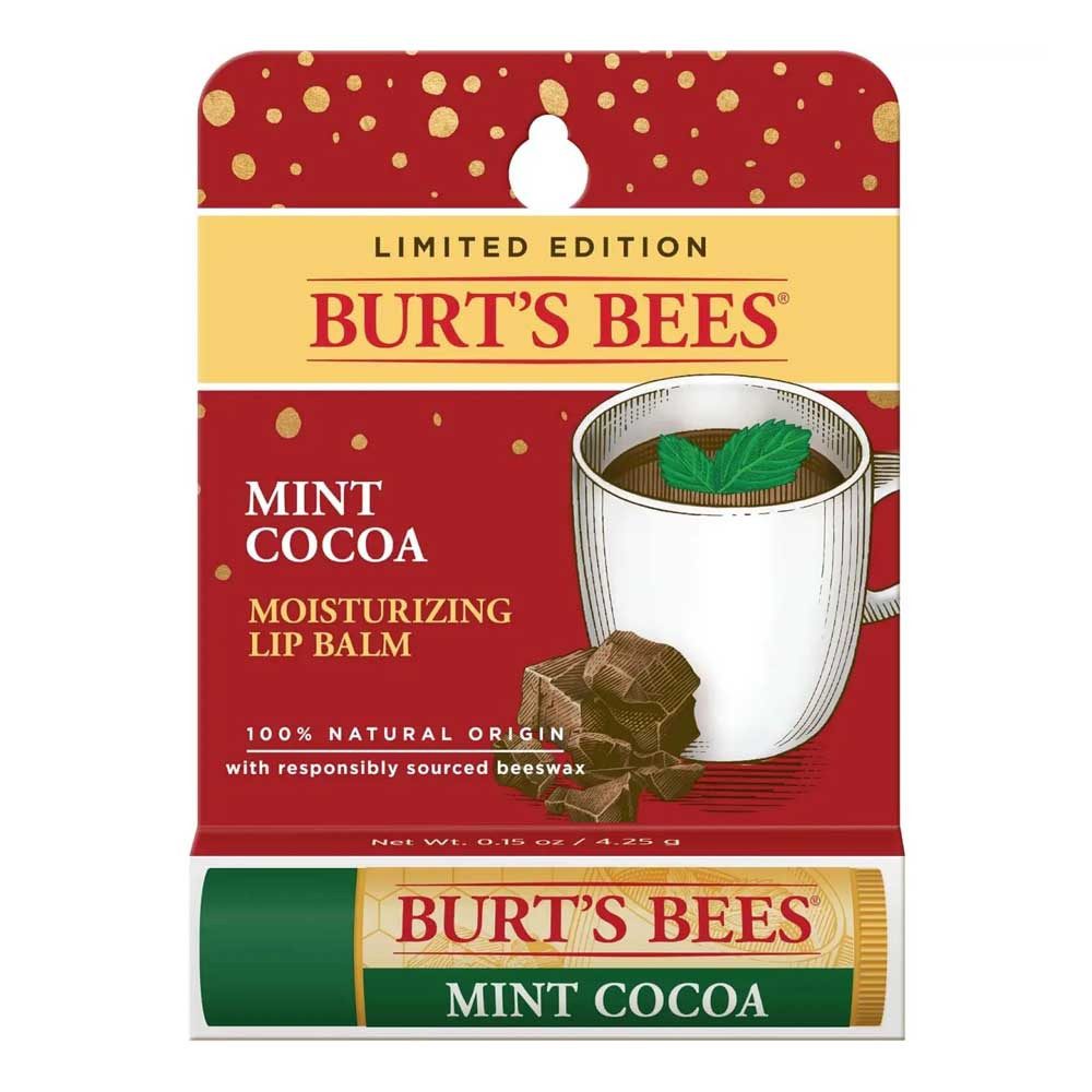 BURT'S BEES Lippenpflegestift Lip Balm Stick Blister - Mint Cocoa 4,25g