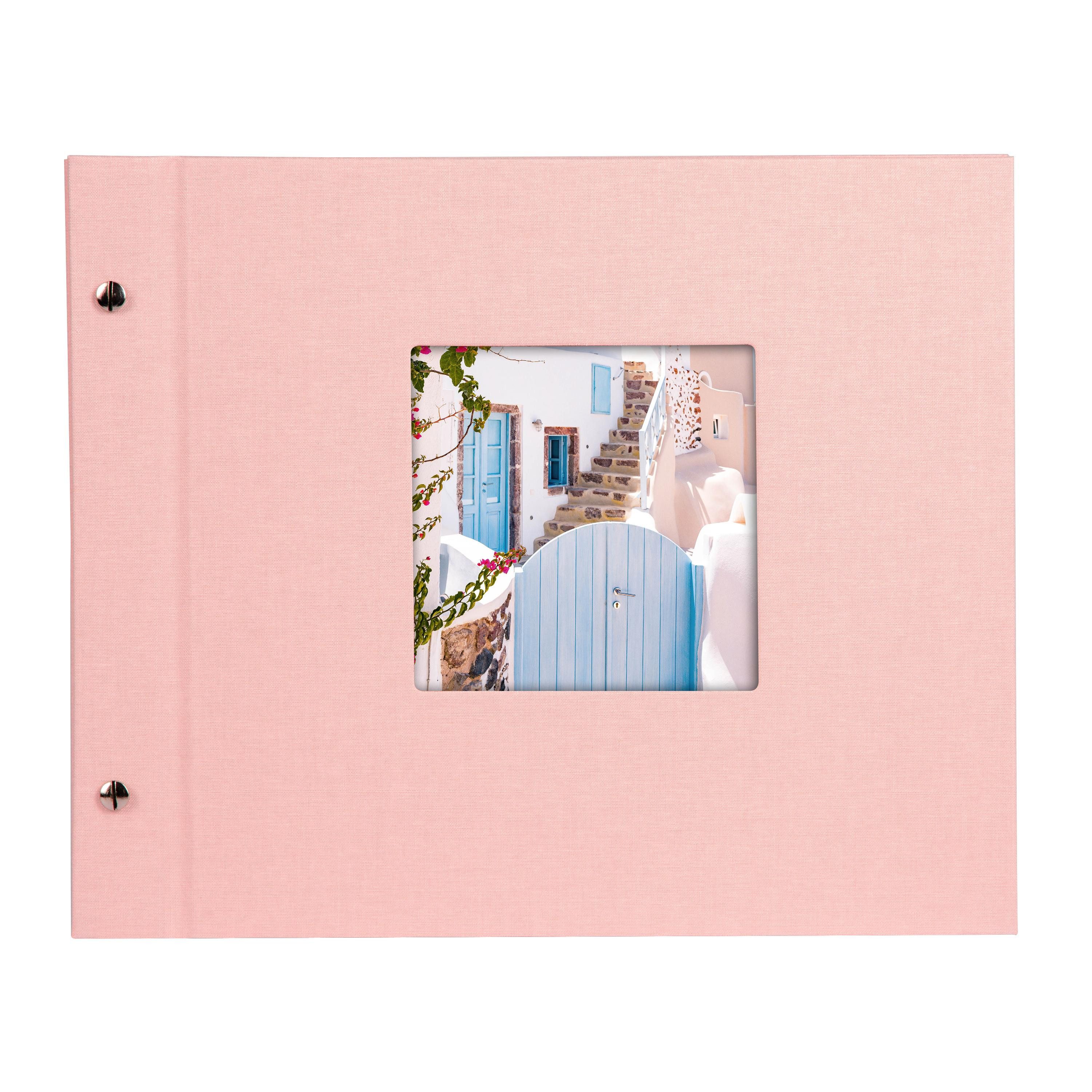 Fotoalbum Schraubalbum 26822 Bella Vista 30x25cm rosé