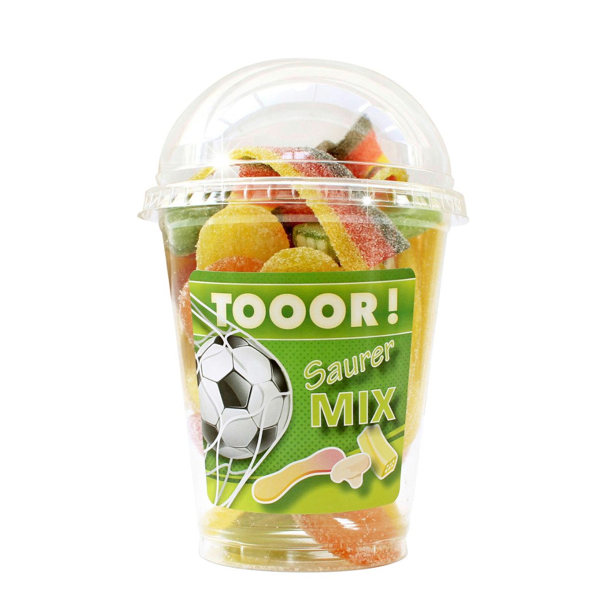 Snack Service Süßigkeit, Snack Service Sauer MIX Tooor! Becher Saure Fruchtgummi Mischung 200g
