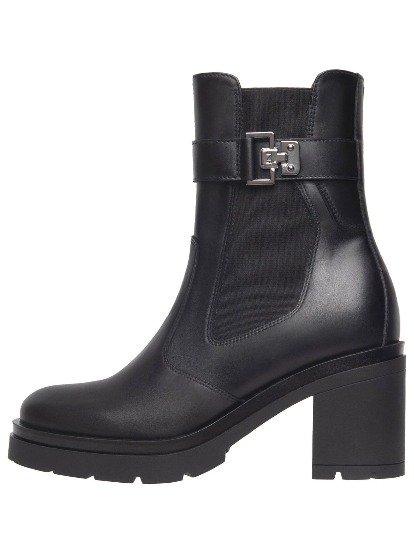 Nero Giardini Nero Giardini Stiefelette Leder/Textil High-Heel-Stiefelette
