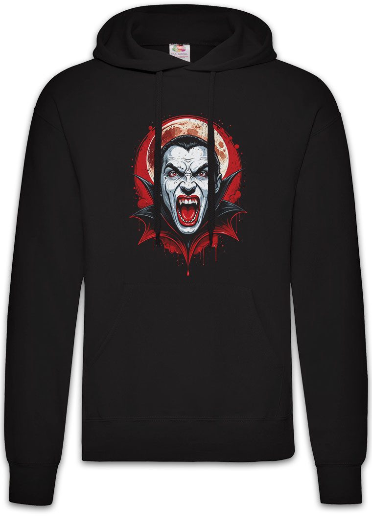 Hoodie Vampire Moon Herren Hoodie Vollmond Vampir Dracula Blood Vlad Full