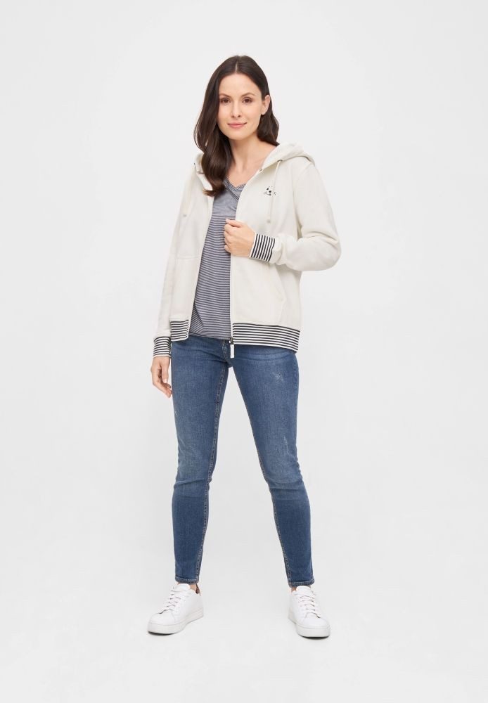 Derbe Kapuzensweatjacke