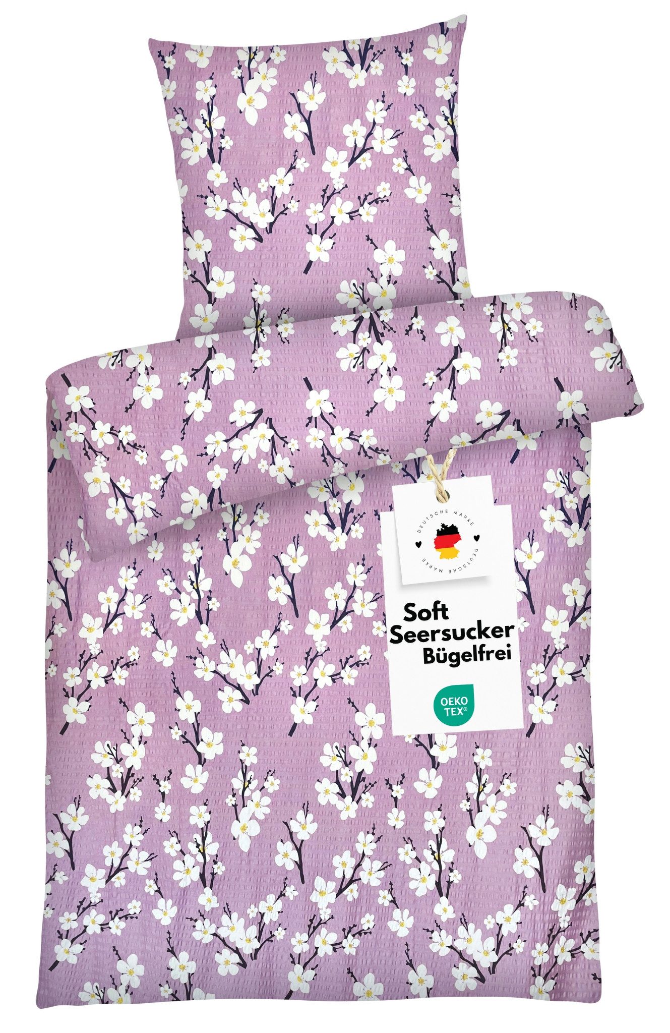 Carpe Sonno Bettwäsche Seersucker 135x200 Sommer günstig online kaufen