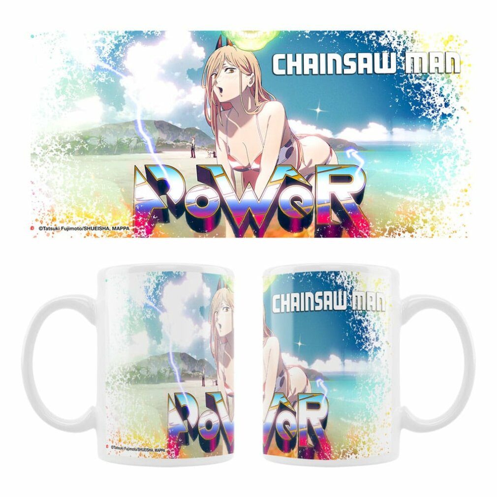 Sakami Merchandise Geschirr-Set Chainsaw Man Keramiktasse Power