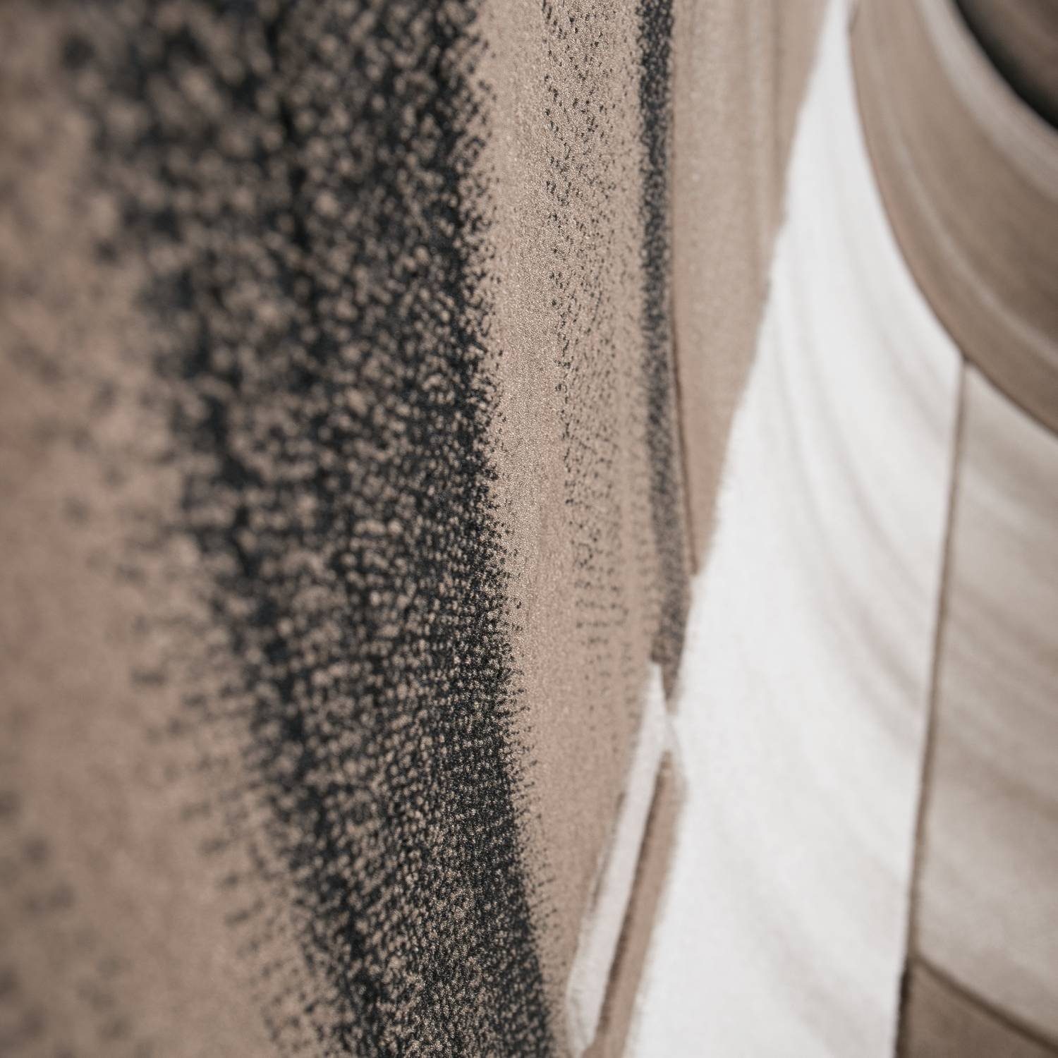 Vimoda Teppich Teppich Wohnzimmer Braun Beige Kacheloptik, Rechteckig, Höhe günstig online kaufen