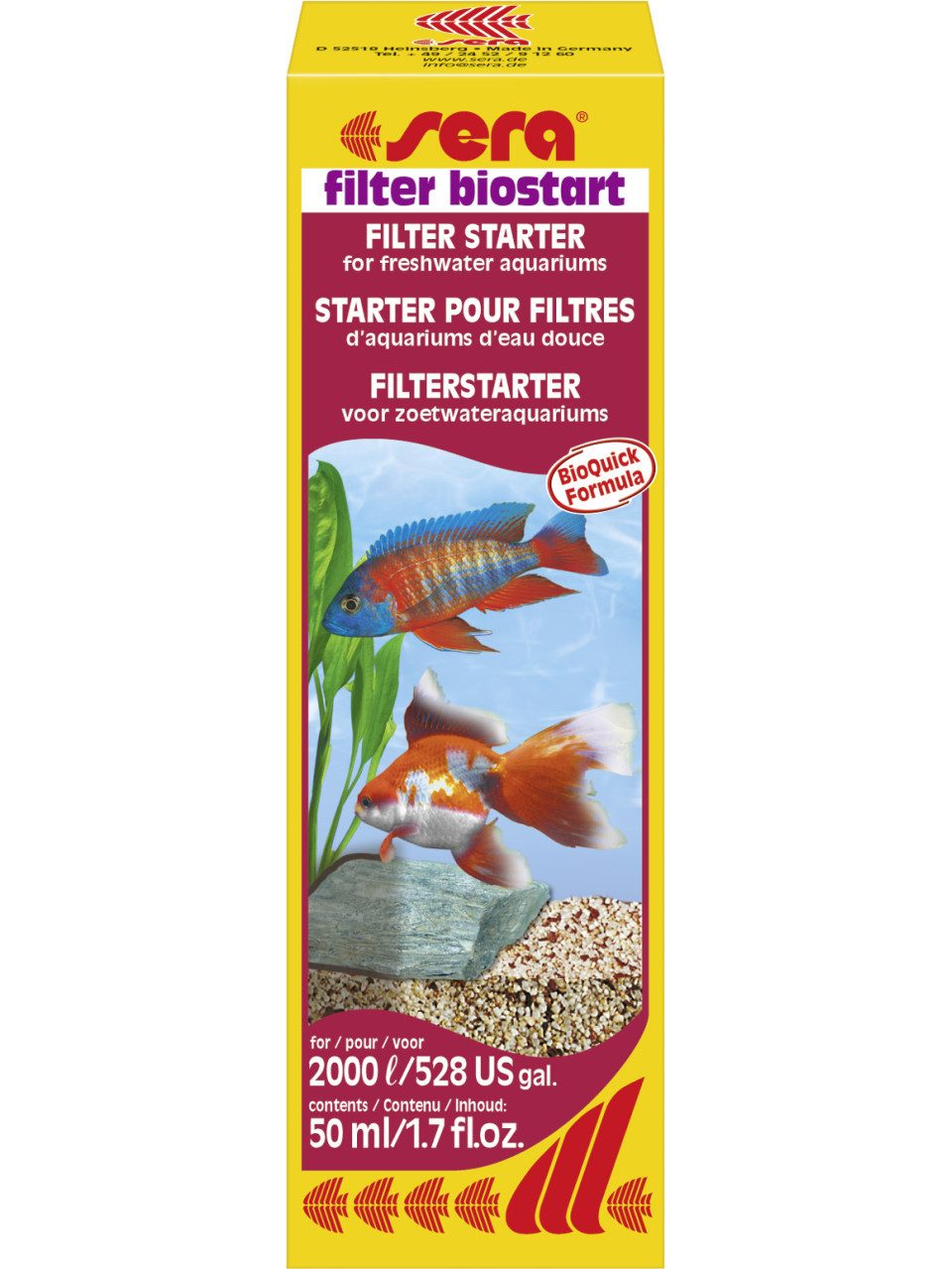 Sera Aquariumfilter Sera Aquariumfilter biostart 50 ml