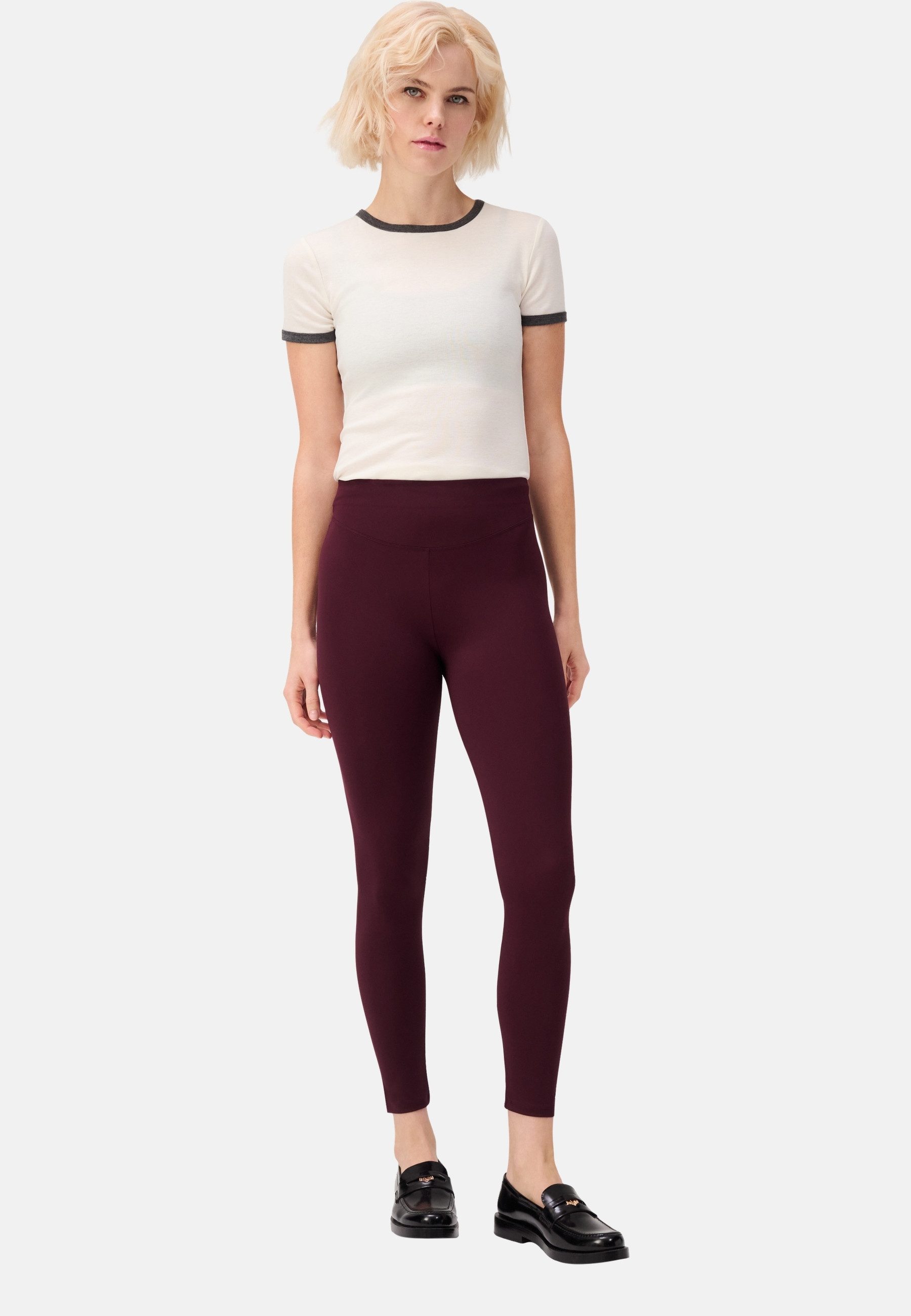 ITEM m6 Leggings Allday Conscious 100% Recycling-Polyamid, Shaping-Effekt, breiter Bund, modellierend