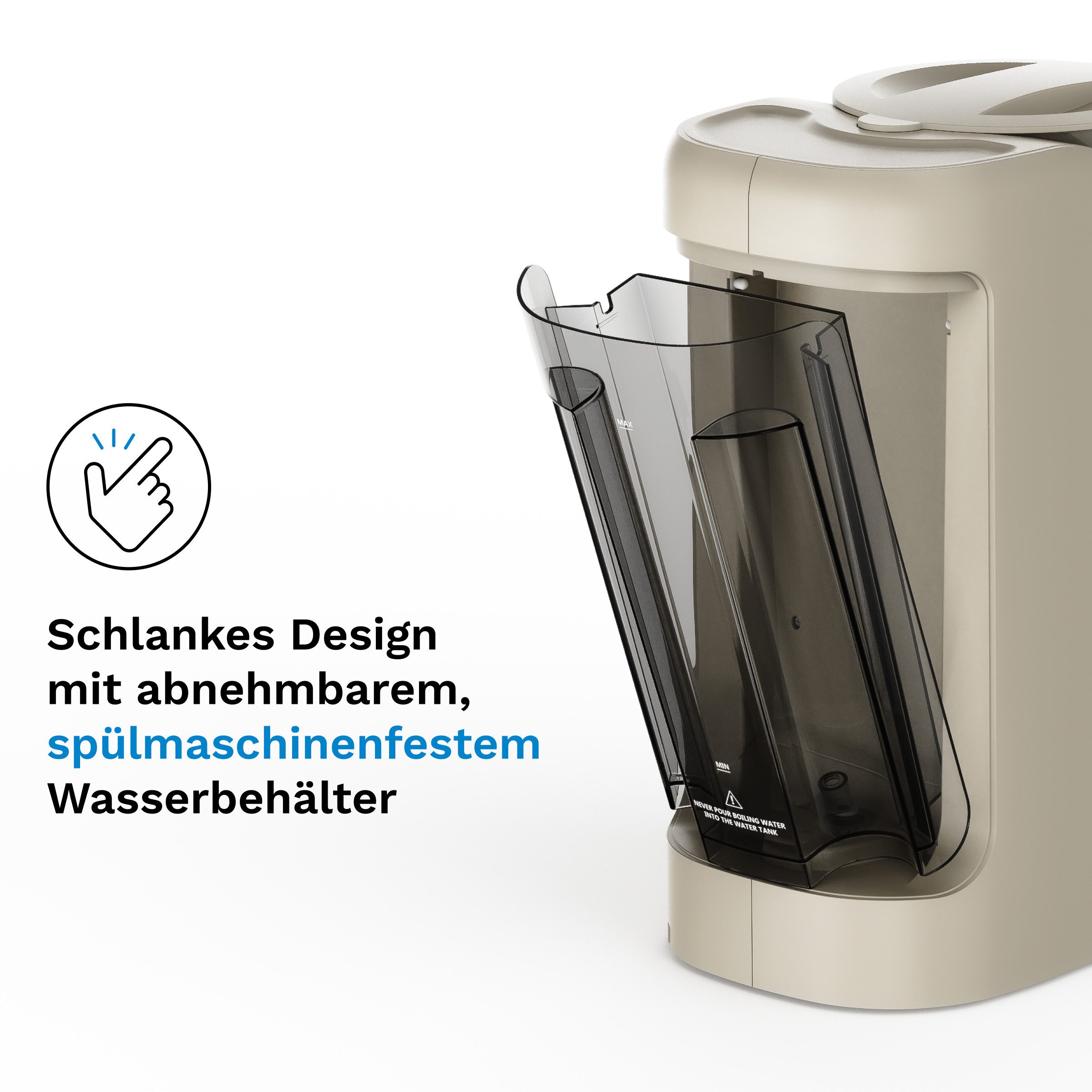Baby Brezza Babyflaschenwärmer Automatischer Flaschenzubereiter mit Pulvermischung und Temperaturwahl, Zubereitung in Sekunden – ideal auch für nachts – Bild 5 von 5