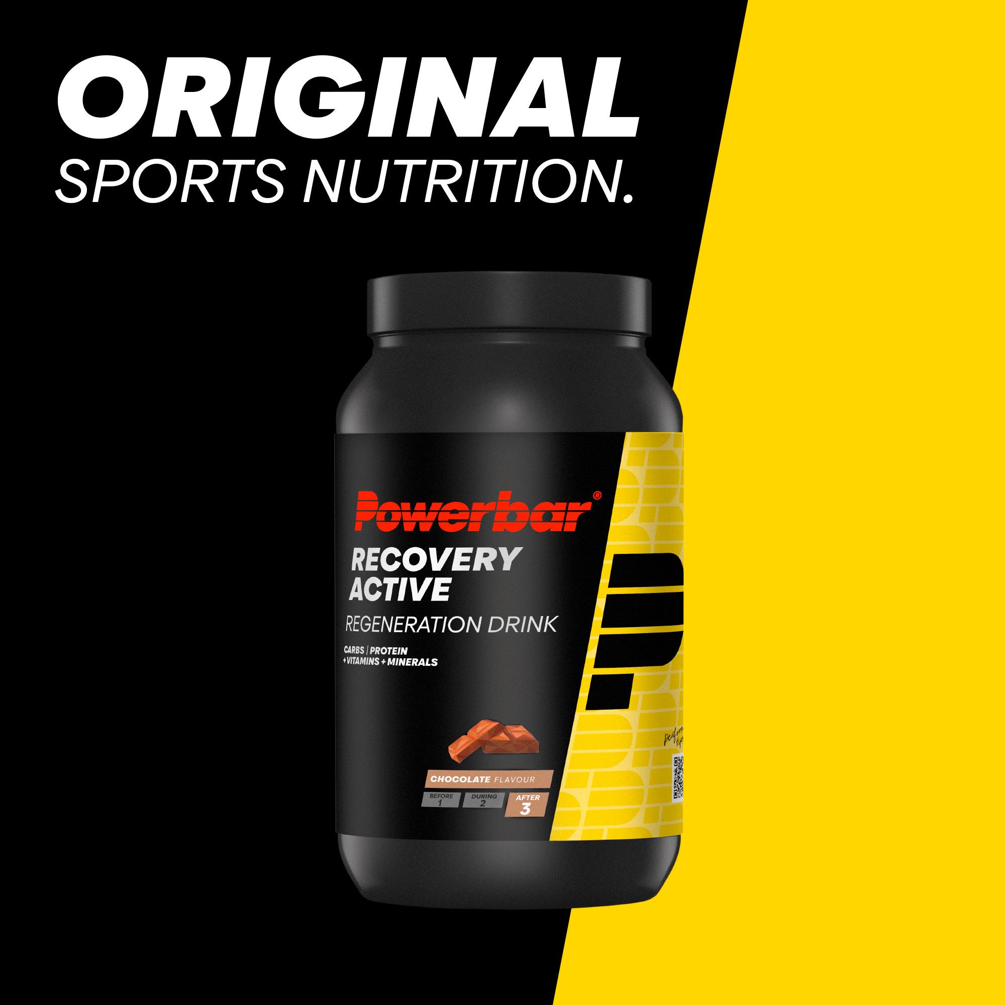 PowerBar Recovery Active Chocolate 1210 g Regenerations Whey Drink Pulver Pulver, 1 er Dose à 1 St., 1210 g, 11 g Protein pro Portion