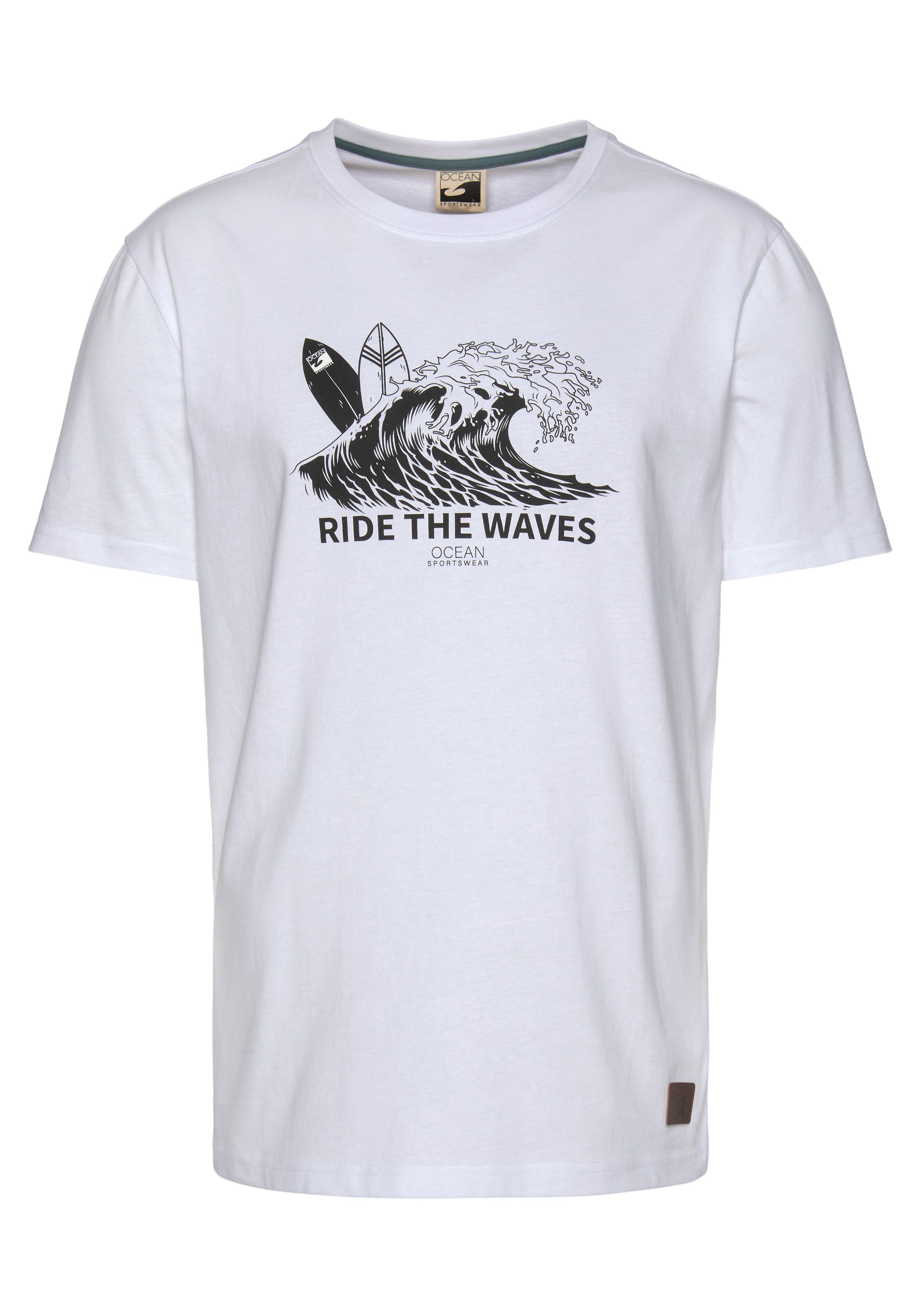Sportswear Ocean T-Shirt weiß