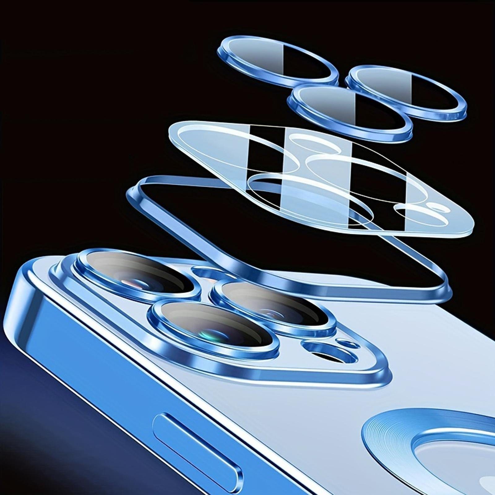 Numerva Handyhülle Magsafe Handy Hülle für Apple iPhone 11 Pro Max, Schutzhülle TPU Case Cover Bumper Magsafe Magnet und Kameraschutzglas – Bild 3 von 5
