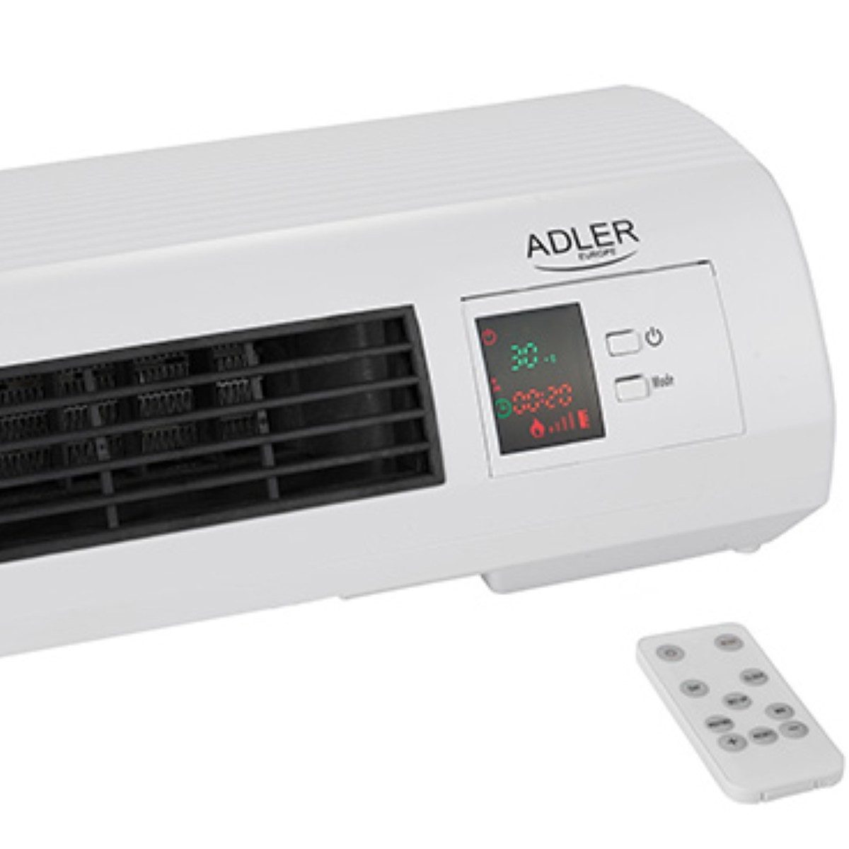 Adler Heizkörper AD 7714 Luftschleier mit 2 Heizstufen - 2200 W mit Fernbedienung