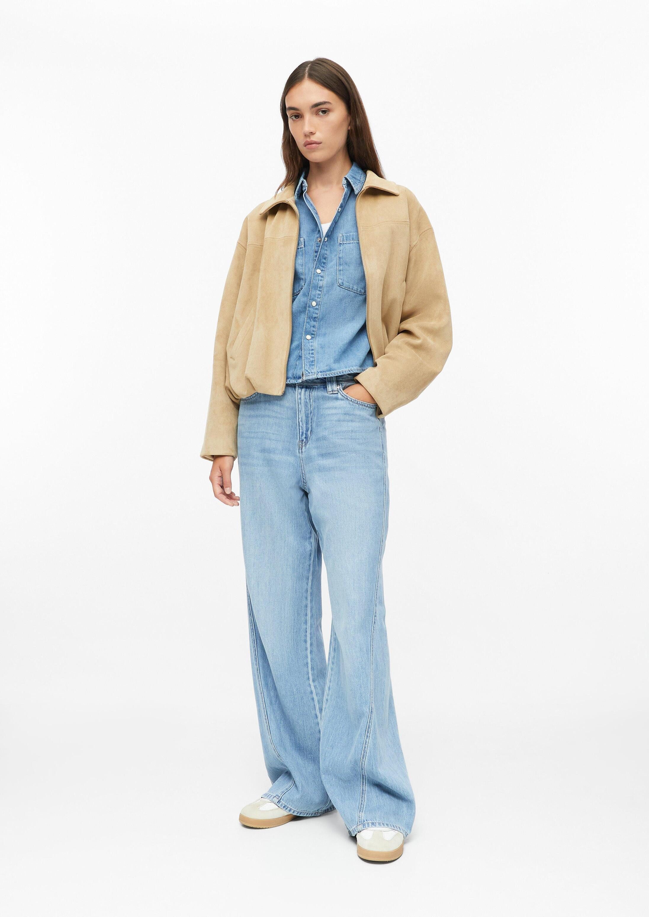 s.Oliver Hemdjacke Bluse Verkürzte Denim-Bluse – Bild 5 von 5