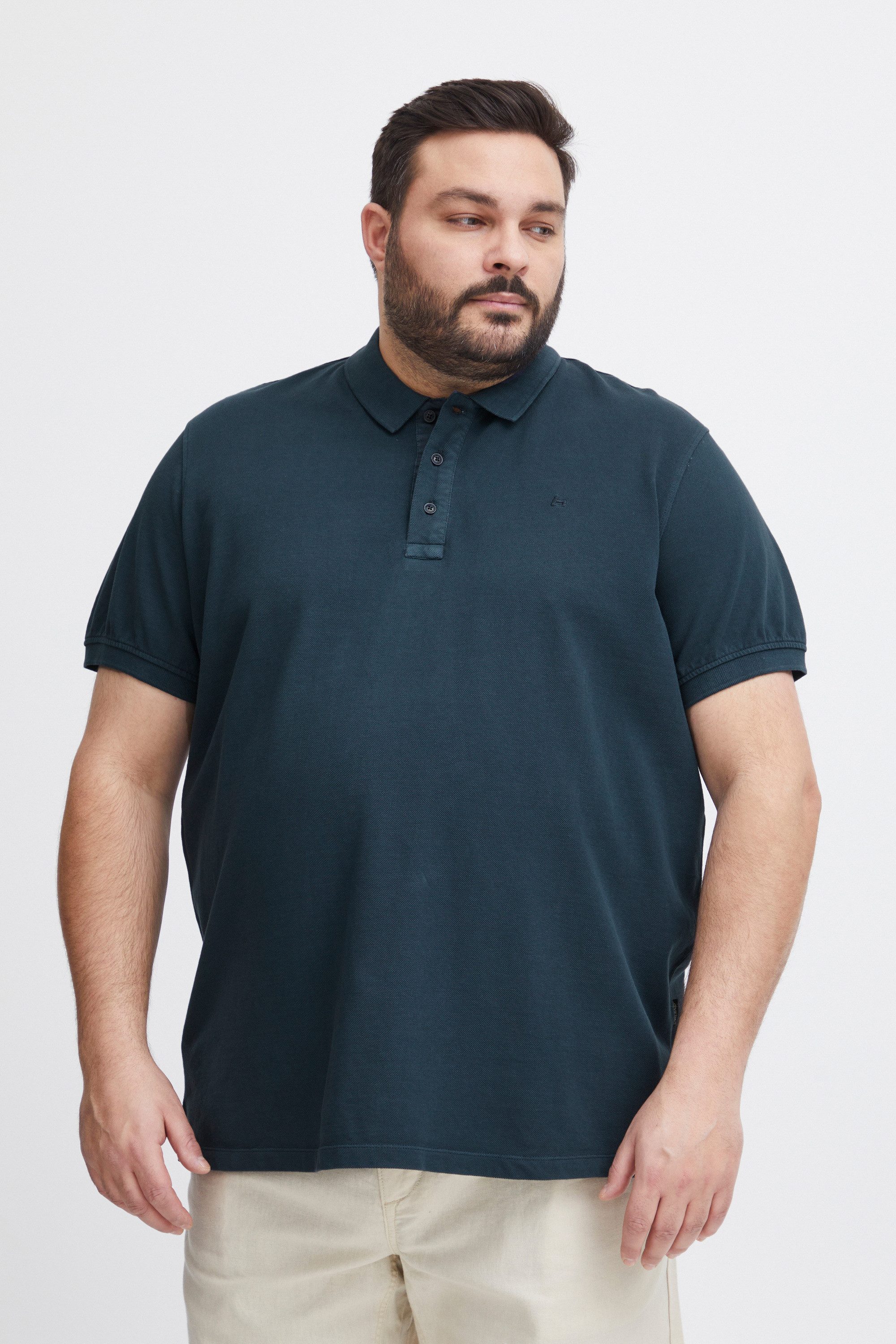 Blend Poloshirt BHBT-Shirt Big & Tall Basic Poloshirt mit Stickerei in groß günstig online kaufen