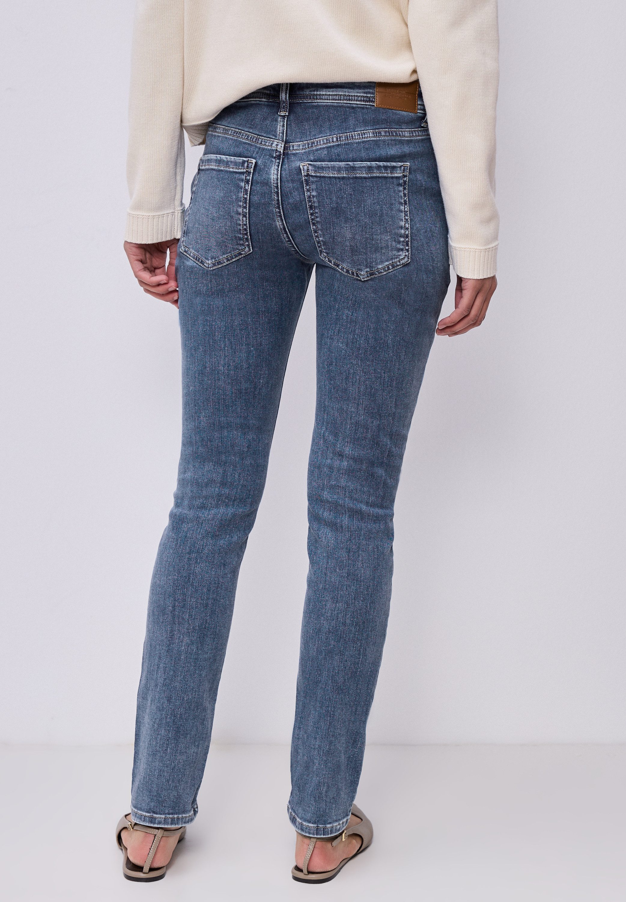 STREET ONE Comfort-fit-Jeans Middle Waist