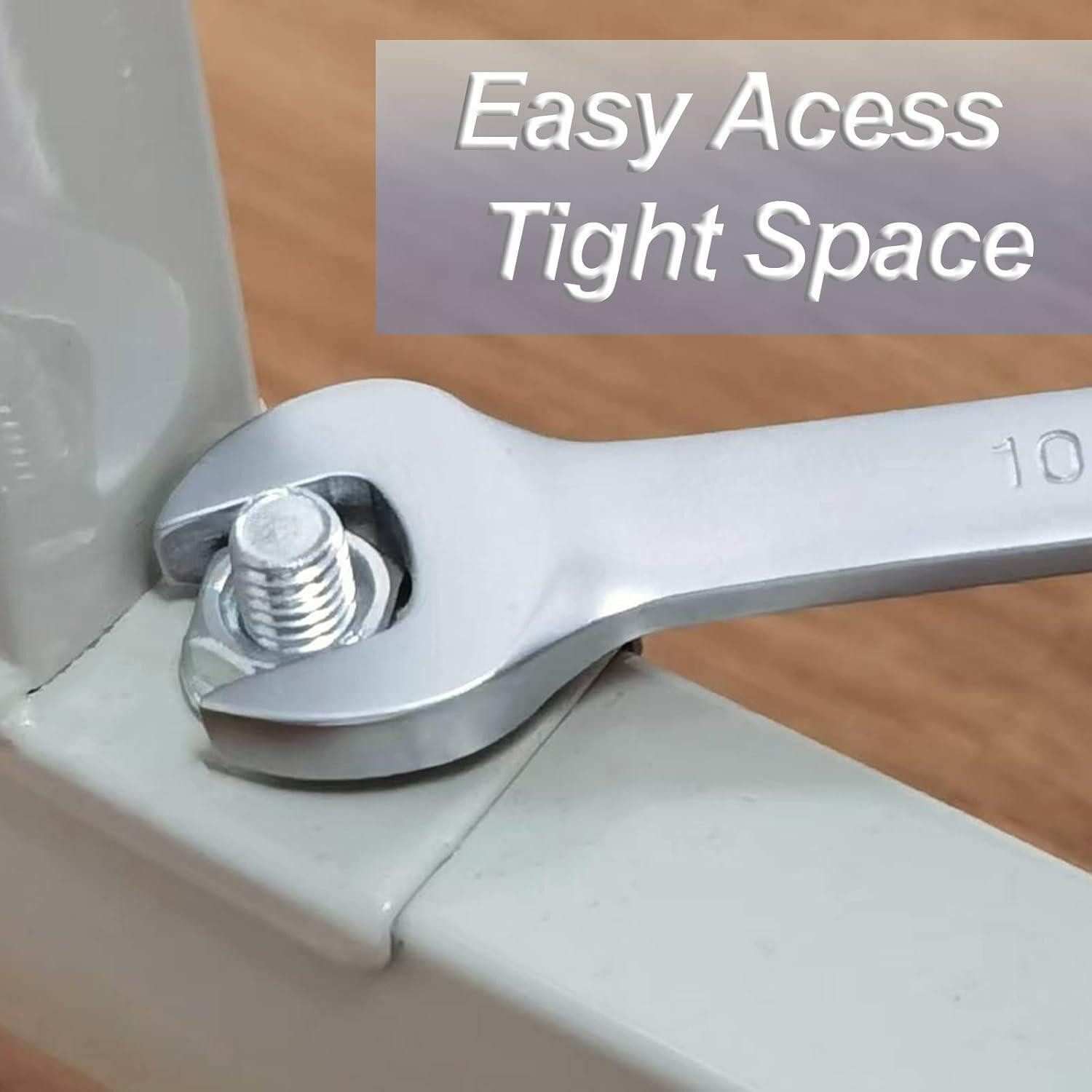 LuxusKollektion Ratschenringschlüssel Ratschenschlüssel Kombi Ringmaul CRV Chromoberfläche 13mm