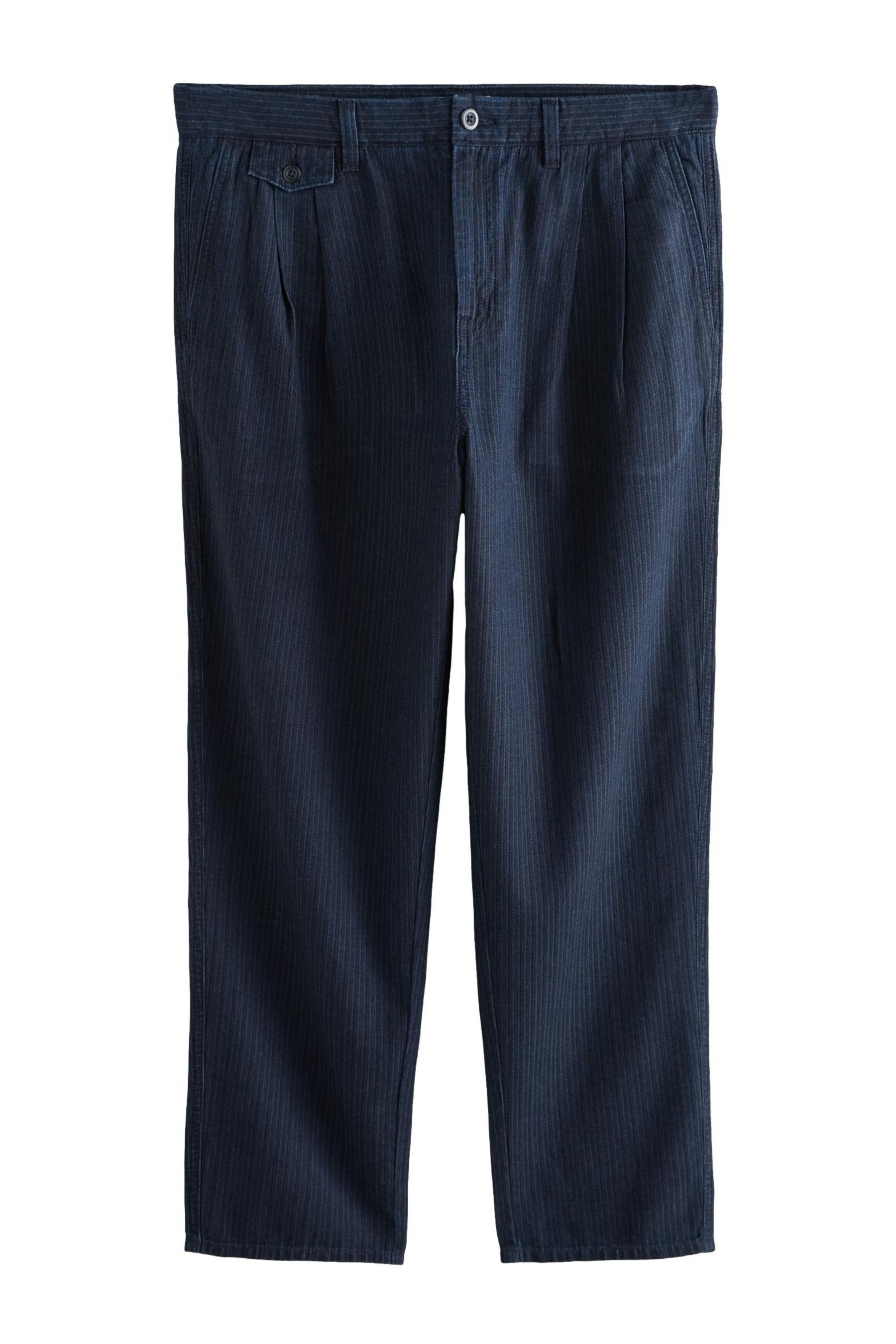 Stoffhose Signature Relaxed Fit Heritage Hose mit Streifen