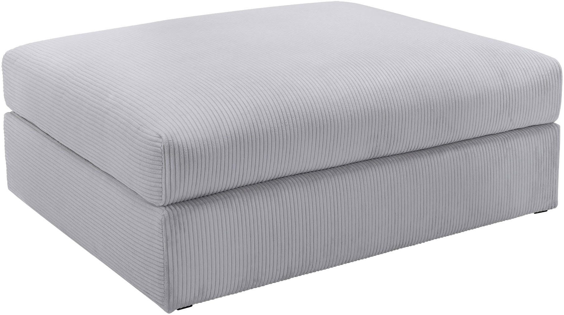 Home affaire Диван Soft&Cosy XL, B: 101 cm, Mega-Hocker, in Cord oder Chenille-Struktur wählbar