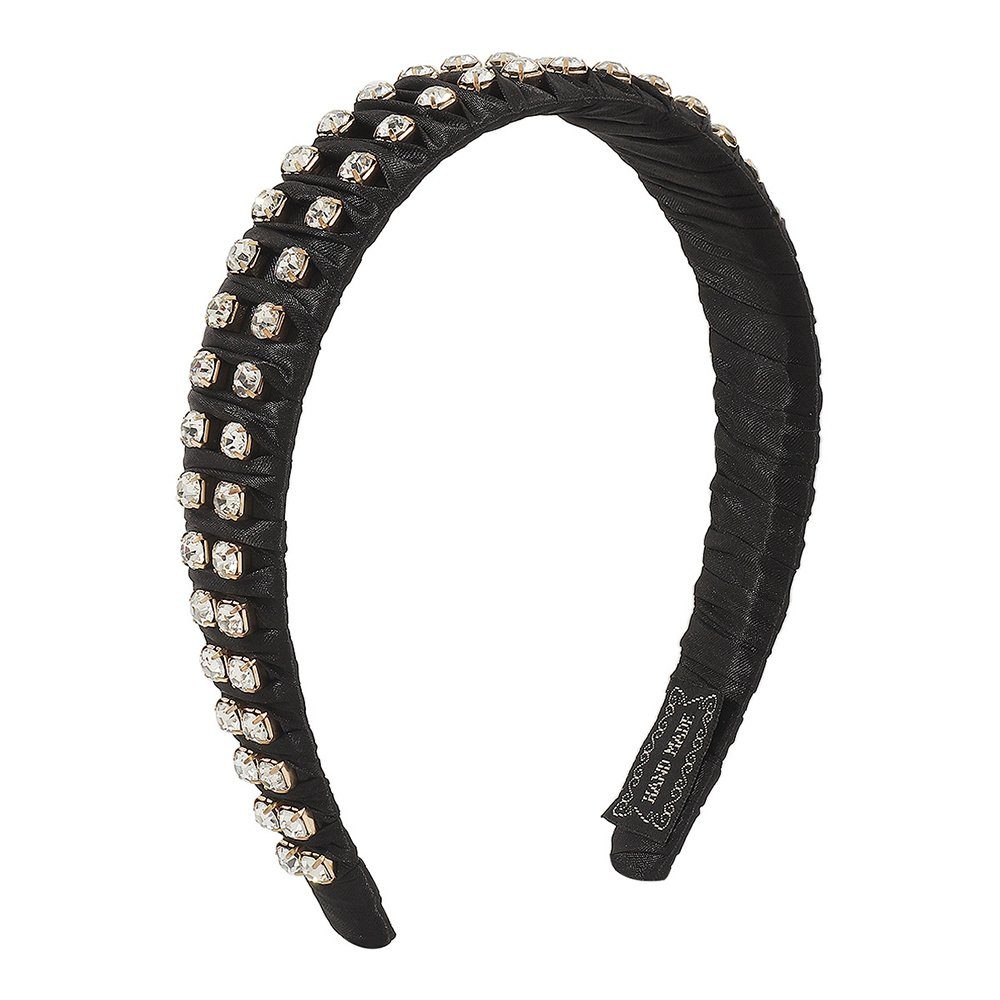ZanMax Haarband Kreativ gestaltetes geflochtenes Stirnband, 1-tlg. Schwarz