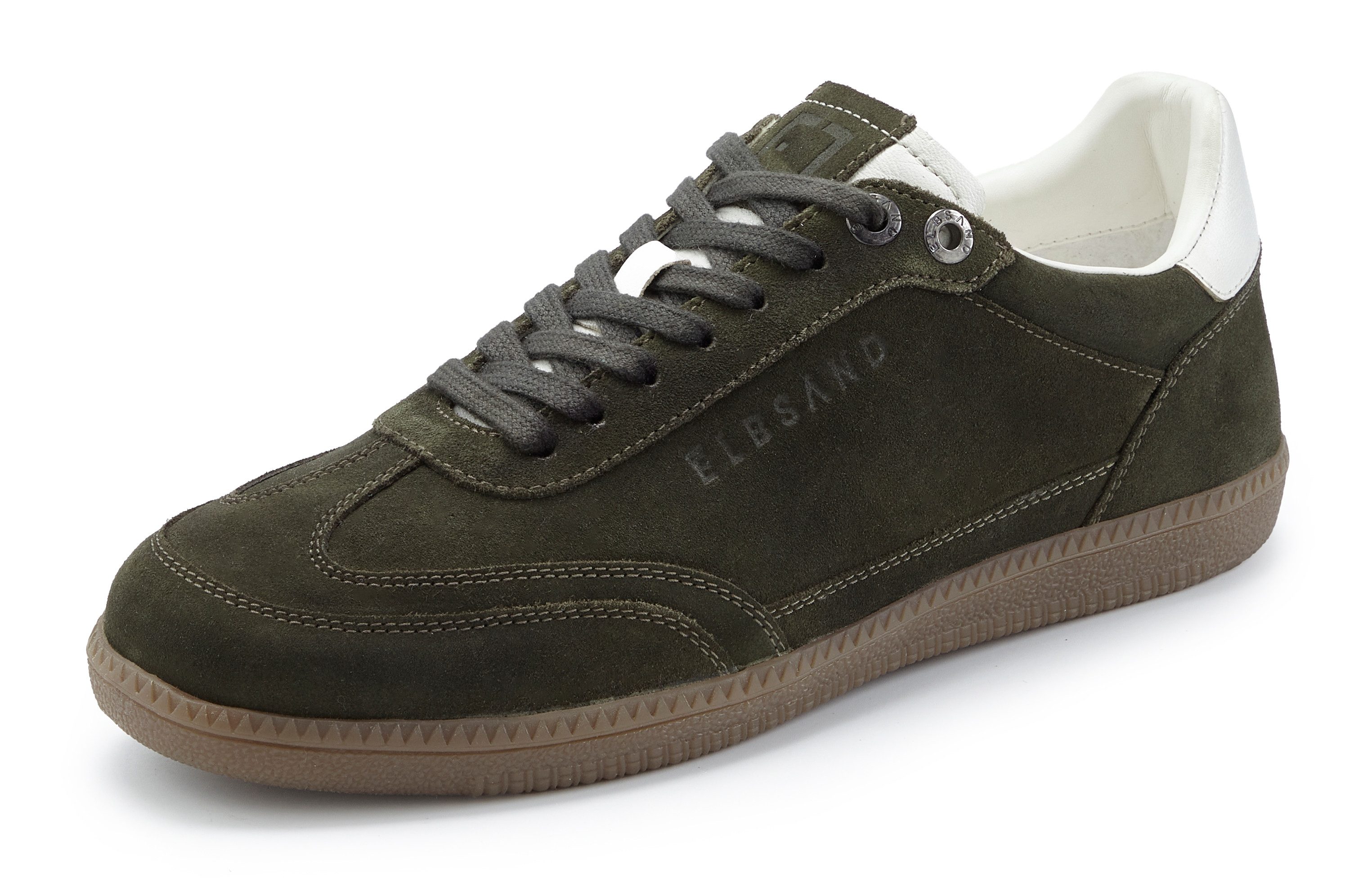 Elbsand Schnürschuh, Retro Sneaker, Lederschuh, Halbschuh, Ledersneaker Sneaker NEU Freizeitschuh, Schnürhalbschuh, Turnschuh aus Leder im Retro-Look