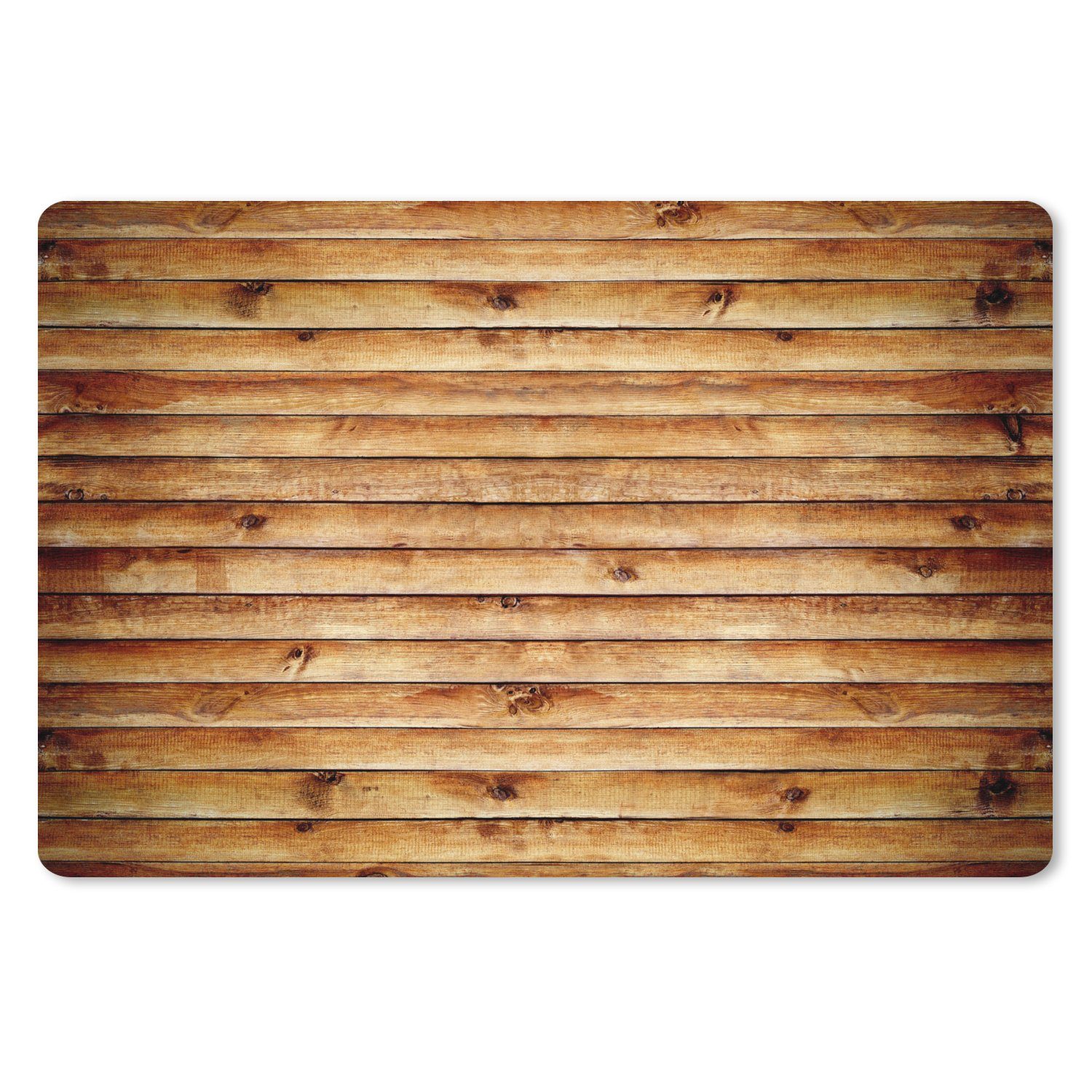 MuchoWow Gaming Mauspad Wand - Regale - Holz (1-St), Mousepad mit Rutschfester Unterseite, Gaming, 120x80 cm, XXL, Großes