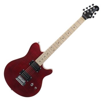 Rocktile E-Gitarre Pro MM150-TR elektrische Gitarre, Spar-Set, inkl. Gitarrenverstärker, Vintage String Thru Tremolo