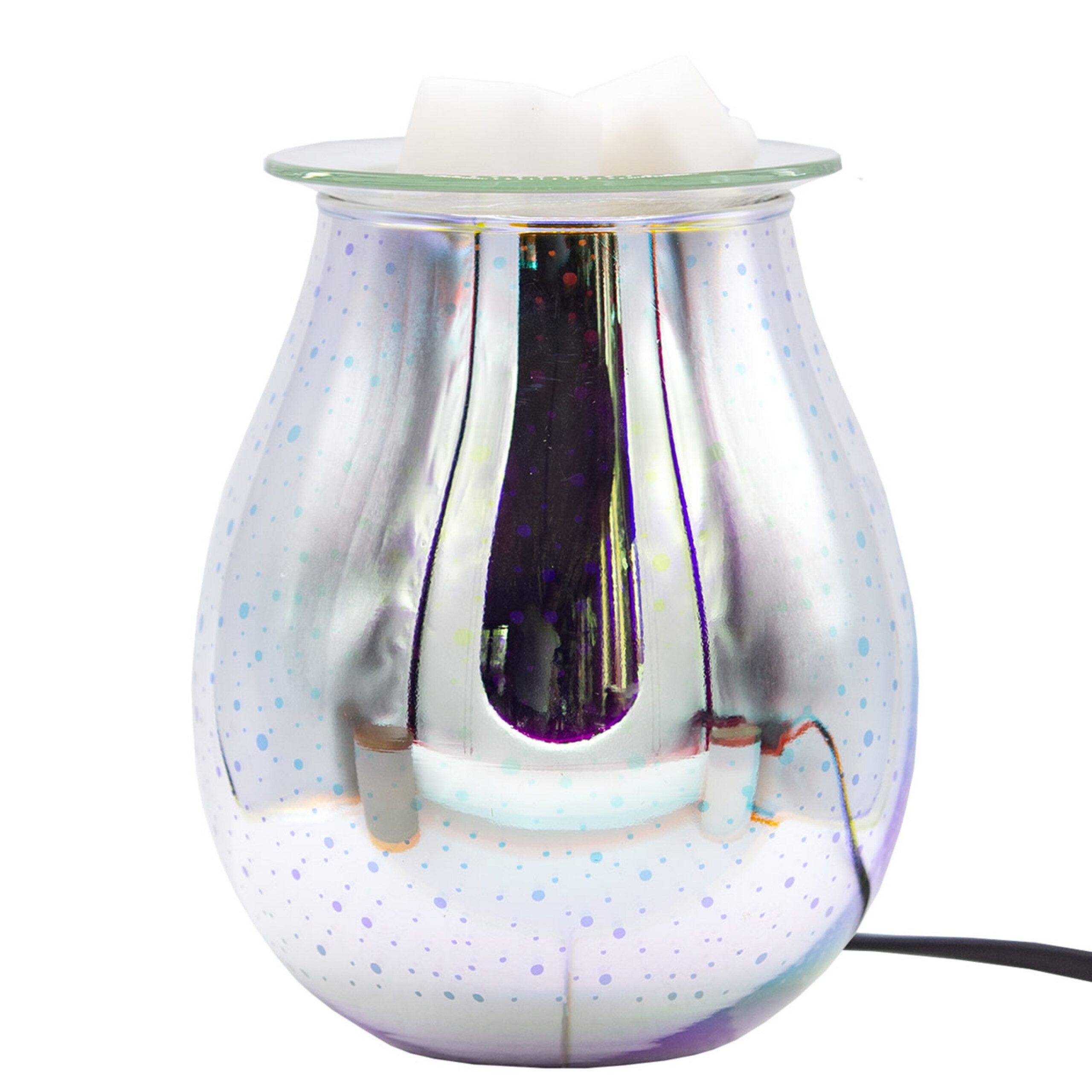 Candle BROTHERS Duftlampe elektrisch Glas 16x21cm