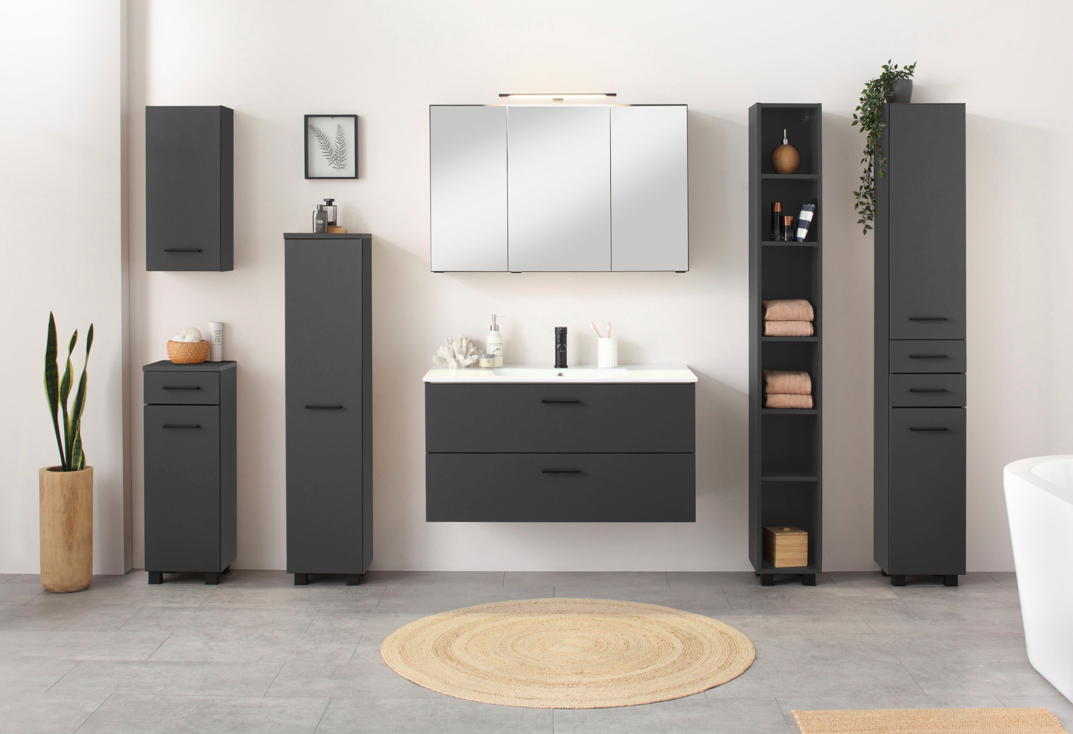 welltime Waschtisch Trento in verschiedenen Ausführungen Unterschrank inkl. günstig online kaufen