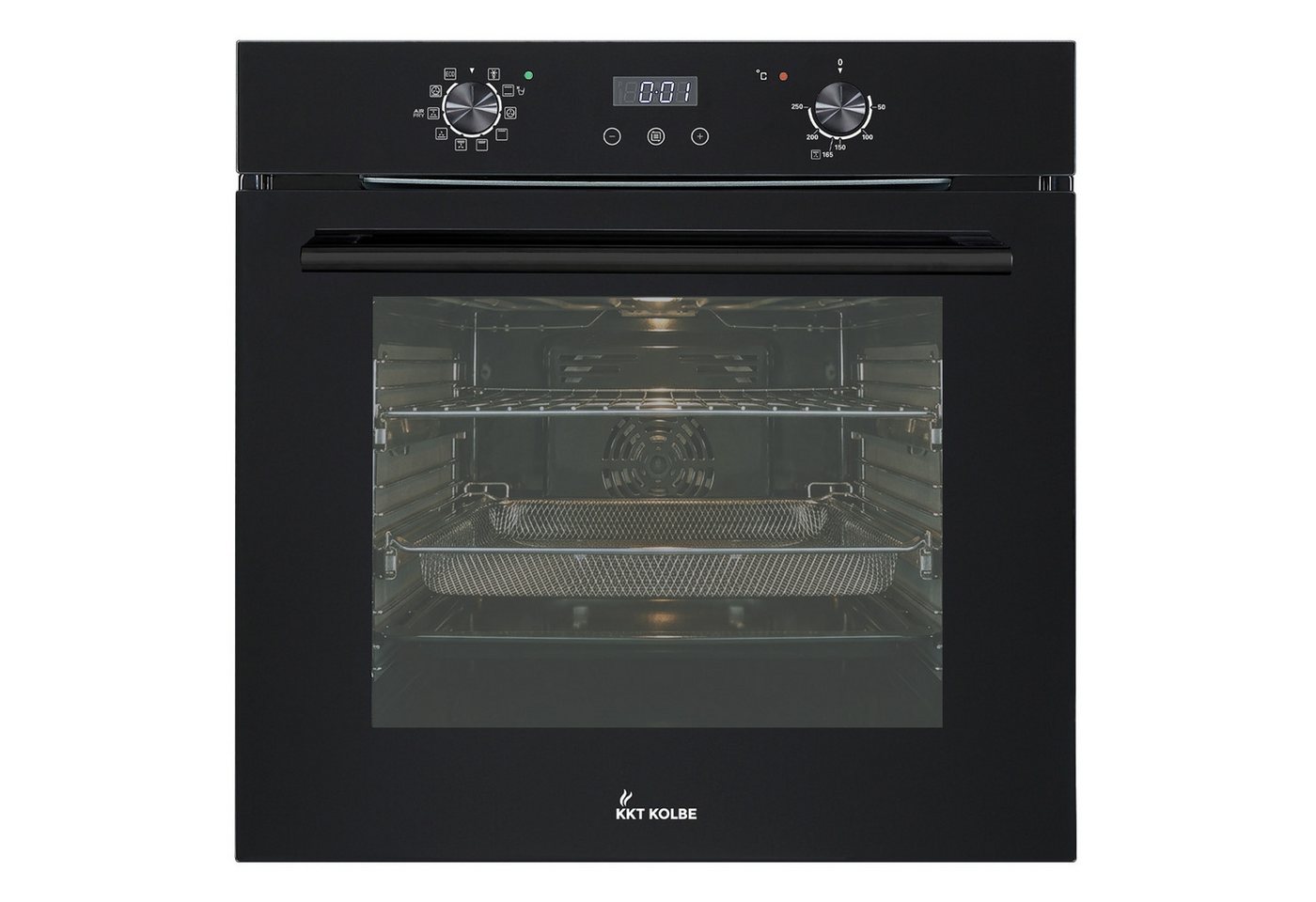KKT KOLBE Einbaubackofen Backofen Elektroherd BO7010FB, Katalyse, DampfClean, 60cm / Einbauherd / Teleskopauszüge / Heißluft / AirFry / Katalyse