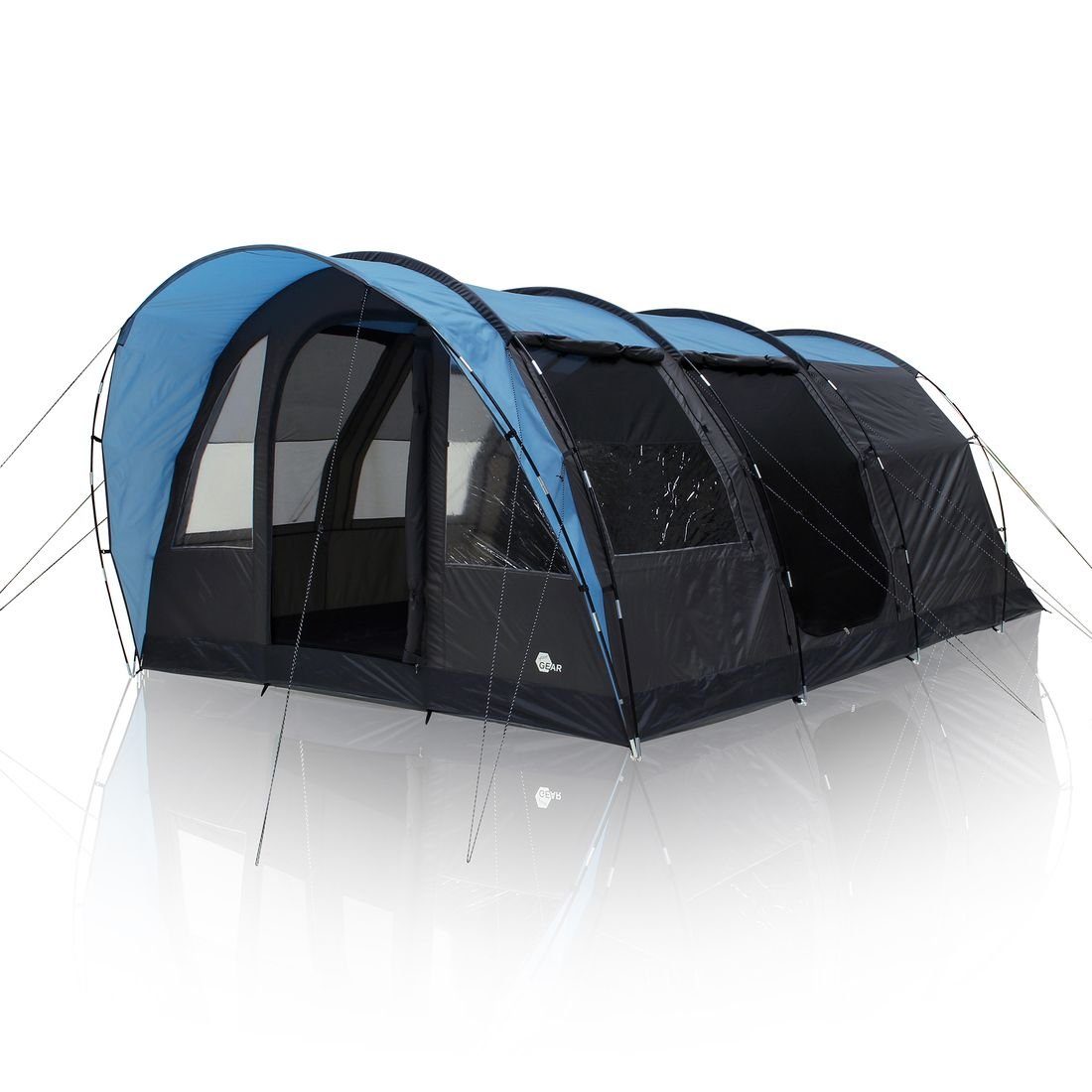 Tunnelzelt yourGEAR Zelt Bora 5 Personen Tunnelzelt Familienzelt Vordach 5000 mm