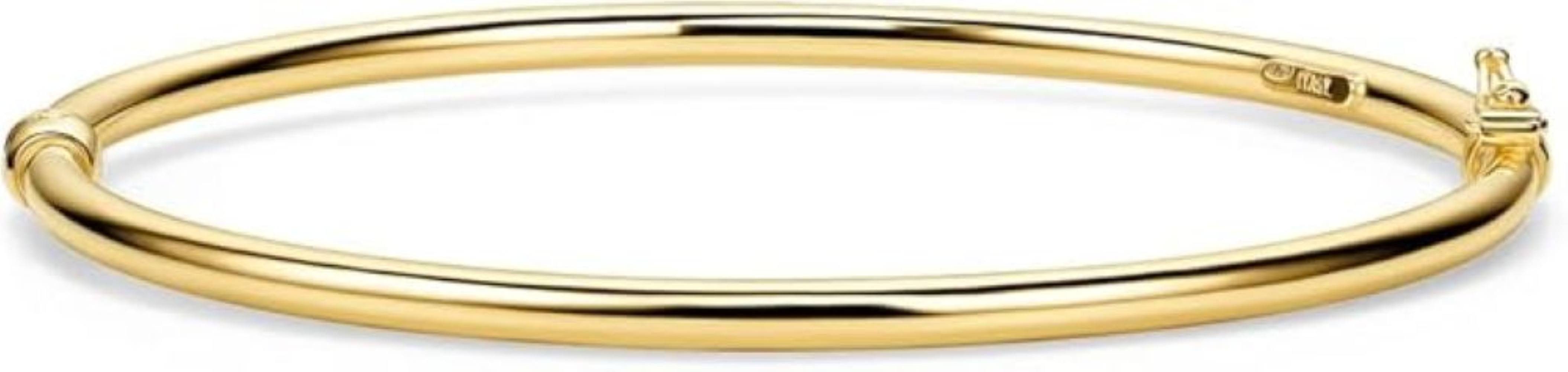 Miore Armreif MAR002SB in 925 Sterling Silber vergoldet 18Kt Gelbgold, für Damen Made in Italy