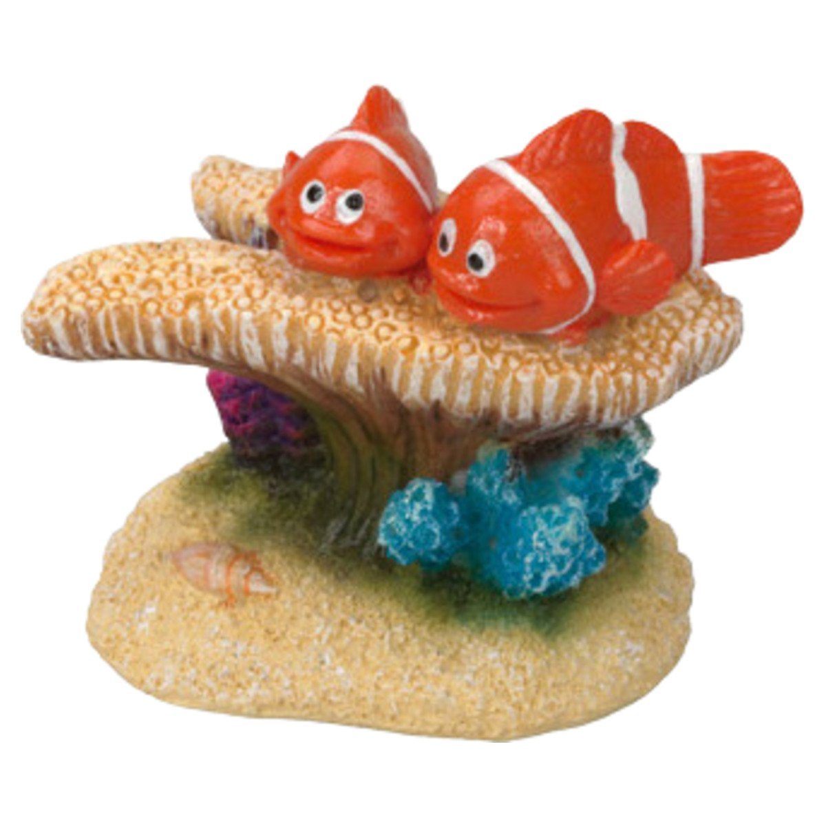 Europet-Bernina Aquariendeko Aquariumdekoration Clownfisch mit Koralle