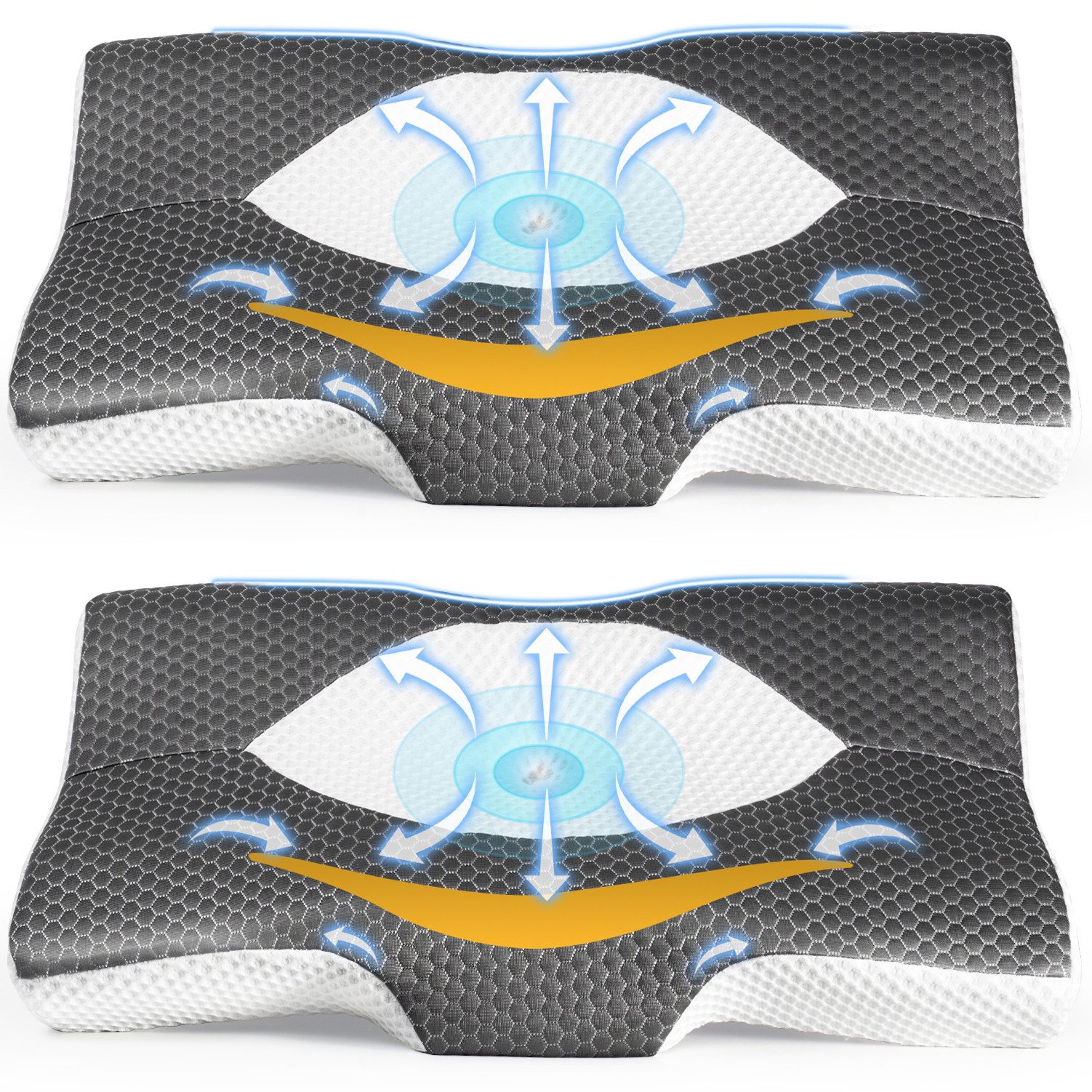 Esun Nackenstützkissen Memory Kissen, Ergonomisches Nackenstützkissen, günstig online kaufen