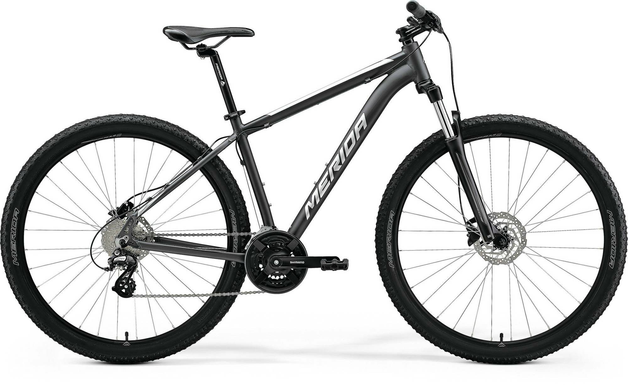 Merida Mountainbike MTB Hardtail BIG.SEVEN 15 HP2 MATT DARK SILVER 27,5" Diamant, 24 Gang Shimano Shimano RD-M310 Schaltwerk