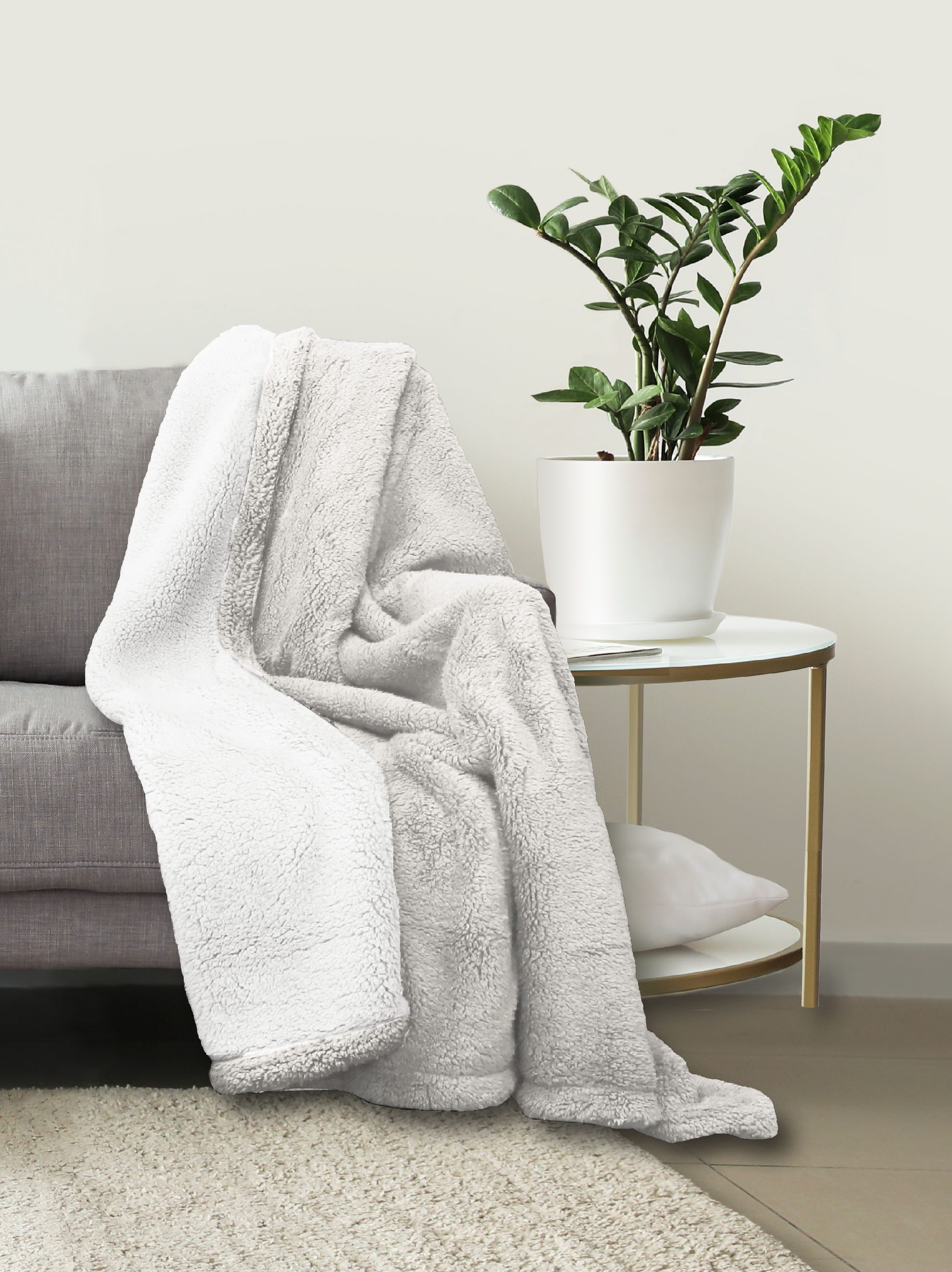 Biberna Tagesdecke Tagesdecke Sherpa, Kuscheldecke, superweiche günstig online kaufen