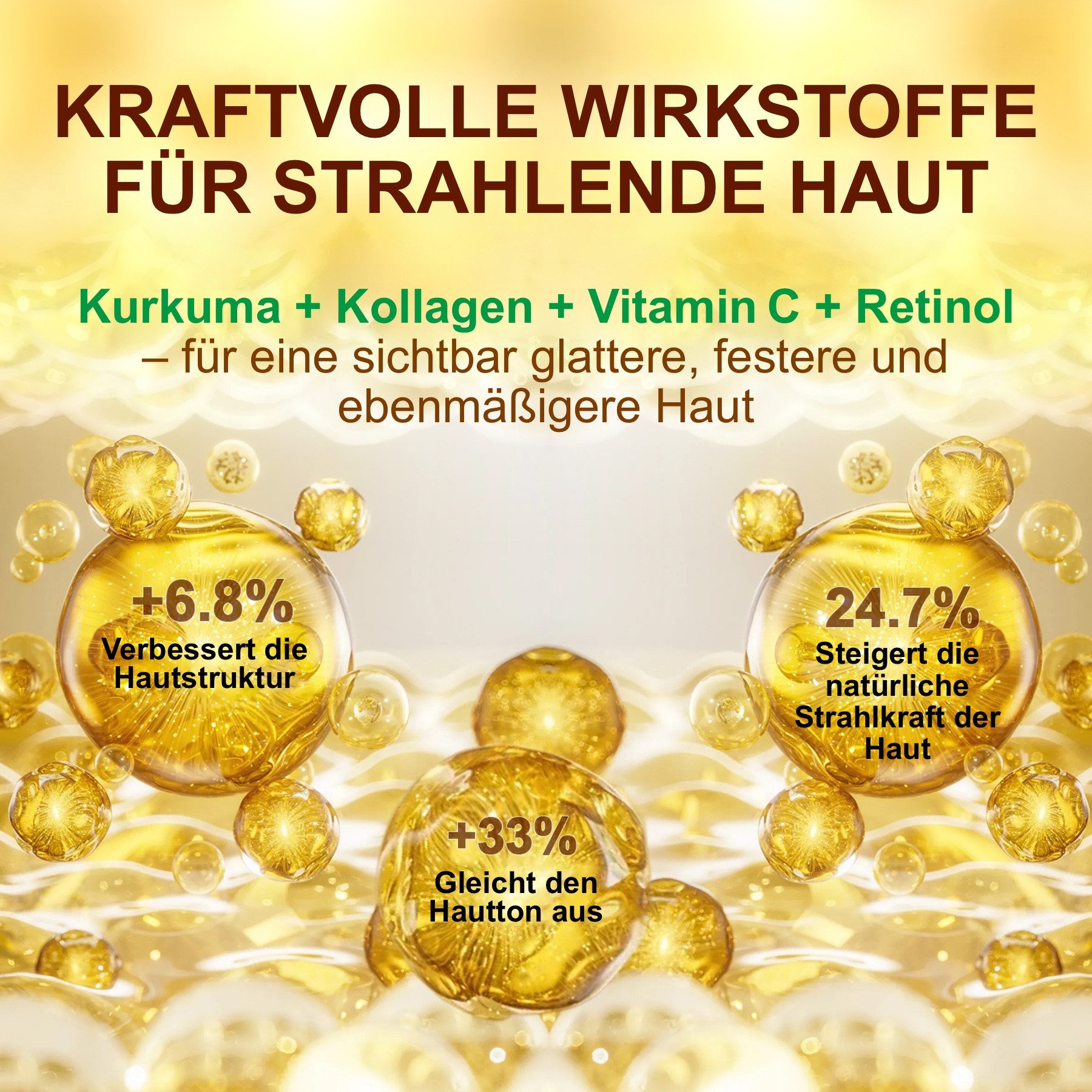 ALIVER Gesichtsmaske Kollagen Nachtmaske Gesicht Wrapping Mask Retinol Vitamin C Kurkuma, 1-tlg., Nachtmaske, Gesichtspflege, Hautpflege, Tumeric