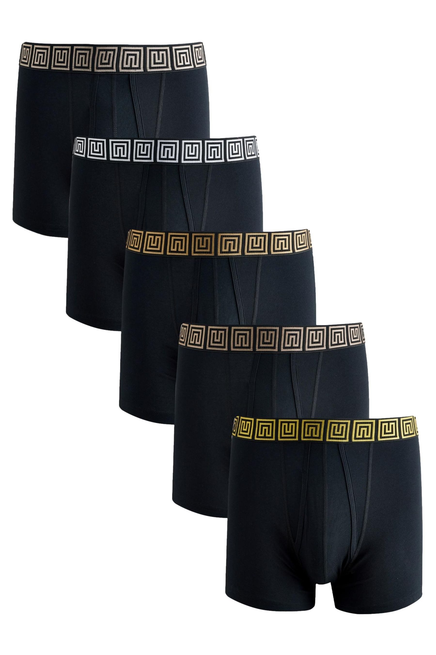 Next Boxershorts Unterhose mit Eingriff und Baumwolle, 5er-Pack (5-St)