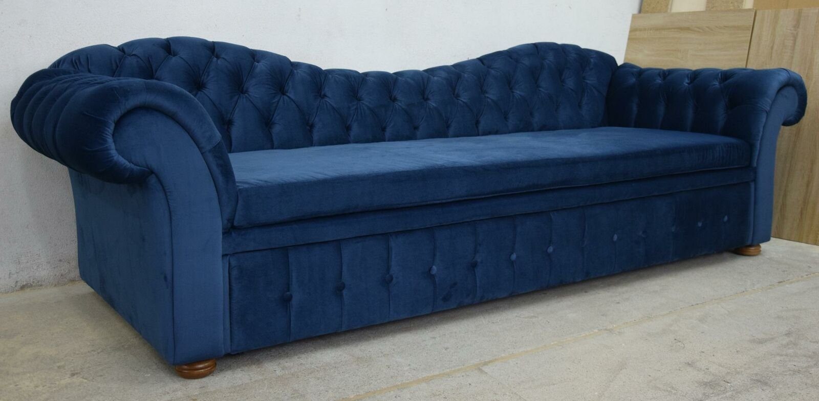 JVmoebel 3-Sitzer Design Chesterfield Sofagarnitur 3Sitzer Textil Couch Polster Sofas, Made in Europe