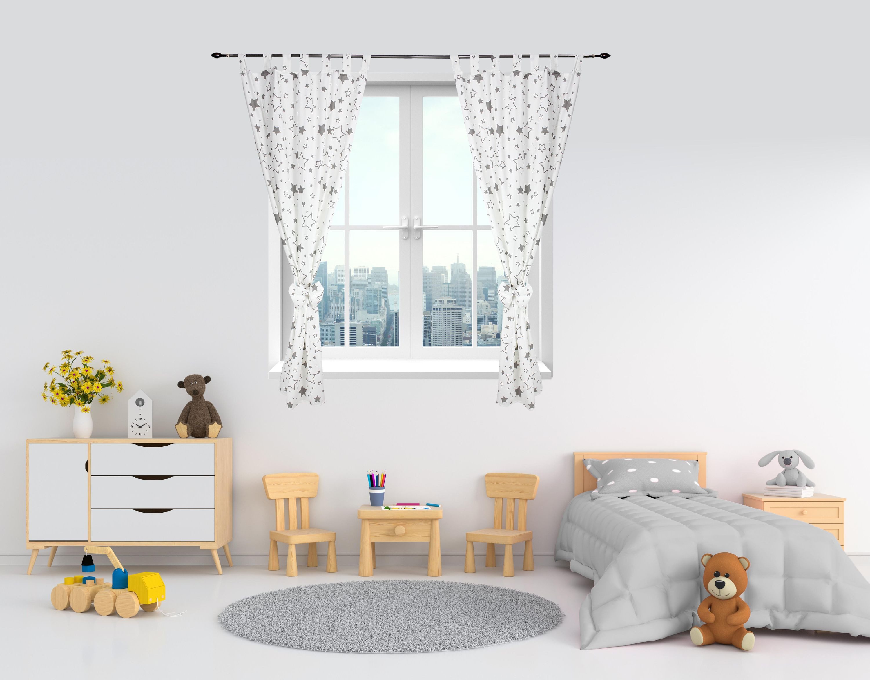TupTam Gardine TupTam Kinderzimmer Vorhänge Baby günstig online kaufen