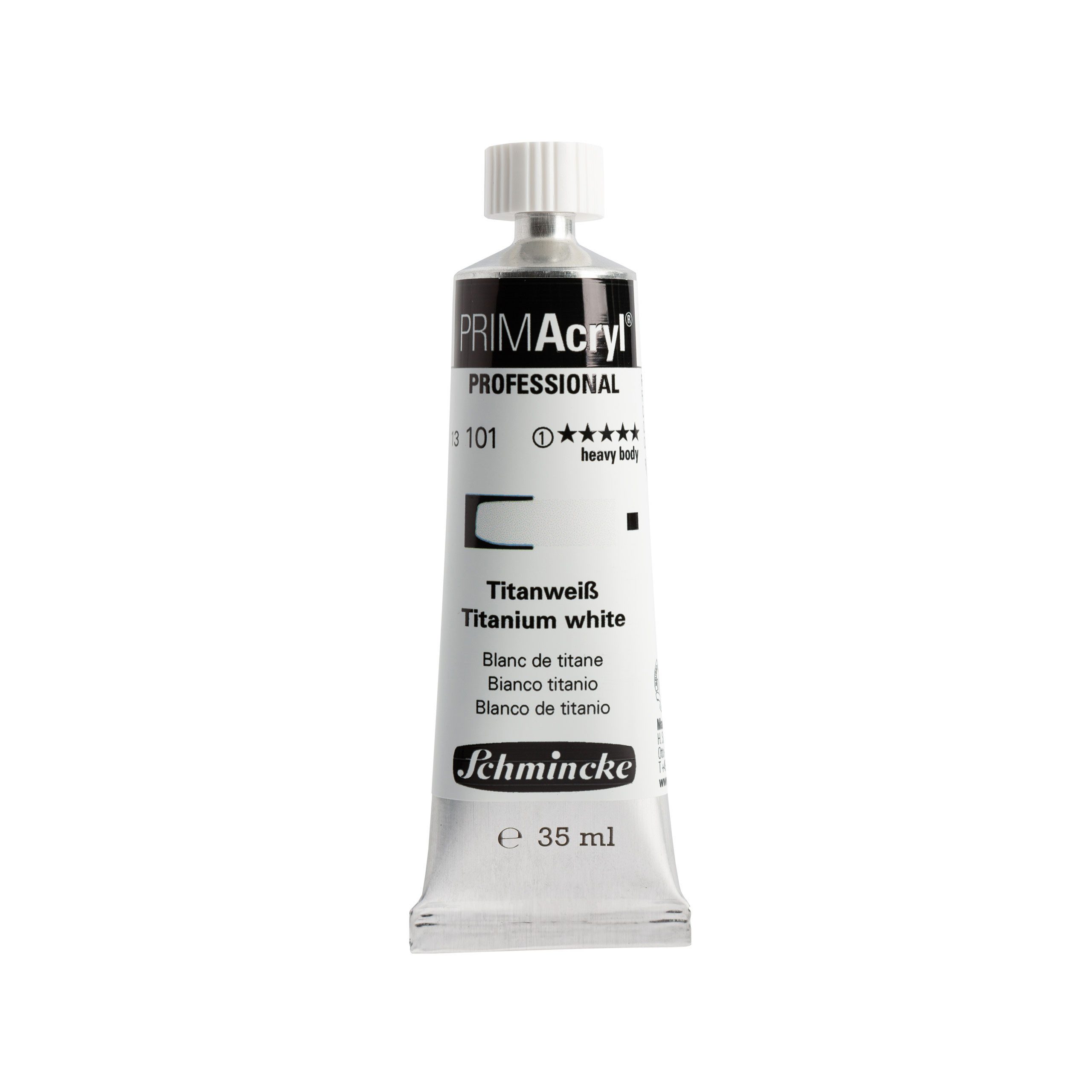 Schmincke Acrylfarbe 35ml PRIMAcryl Titanweiss Acryl 13 101 009