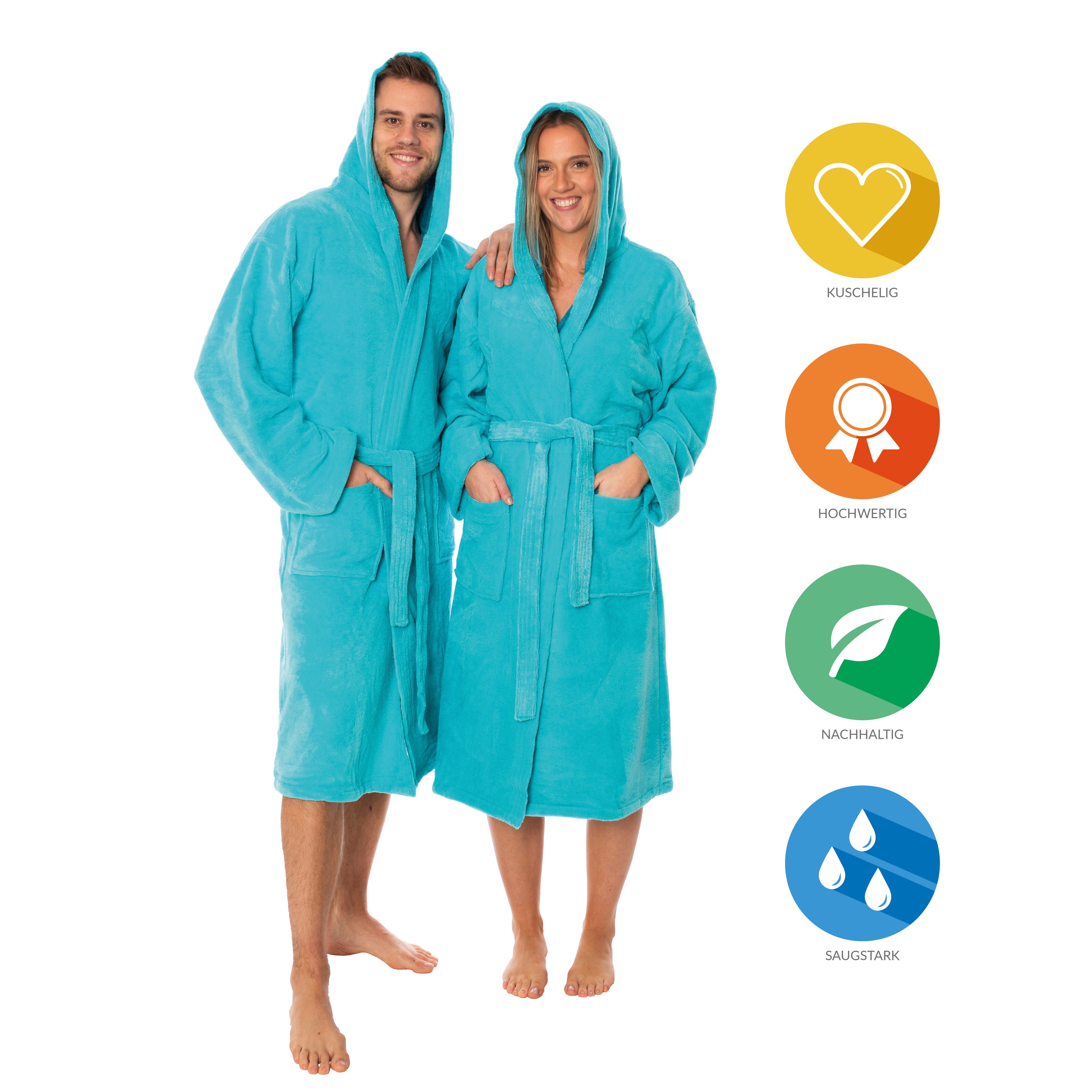 Lavea Bademantel Madrid, aus 100% Bambusviskose, günstig online kaufen