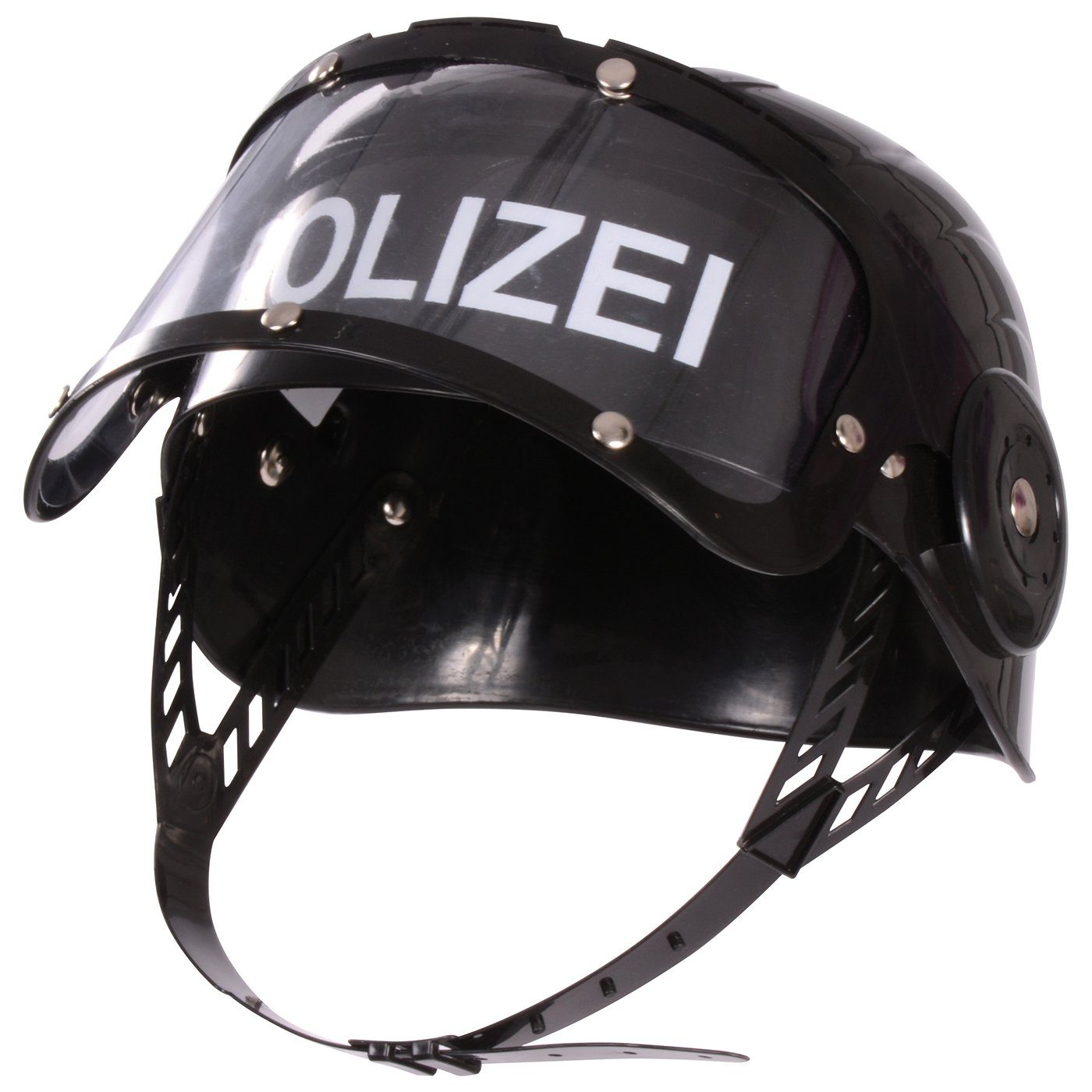 Spielzeug-Gartenset Polizeihelm mit Visier, Kunststoff, 20 x 20 x 15 cm