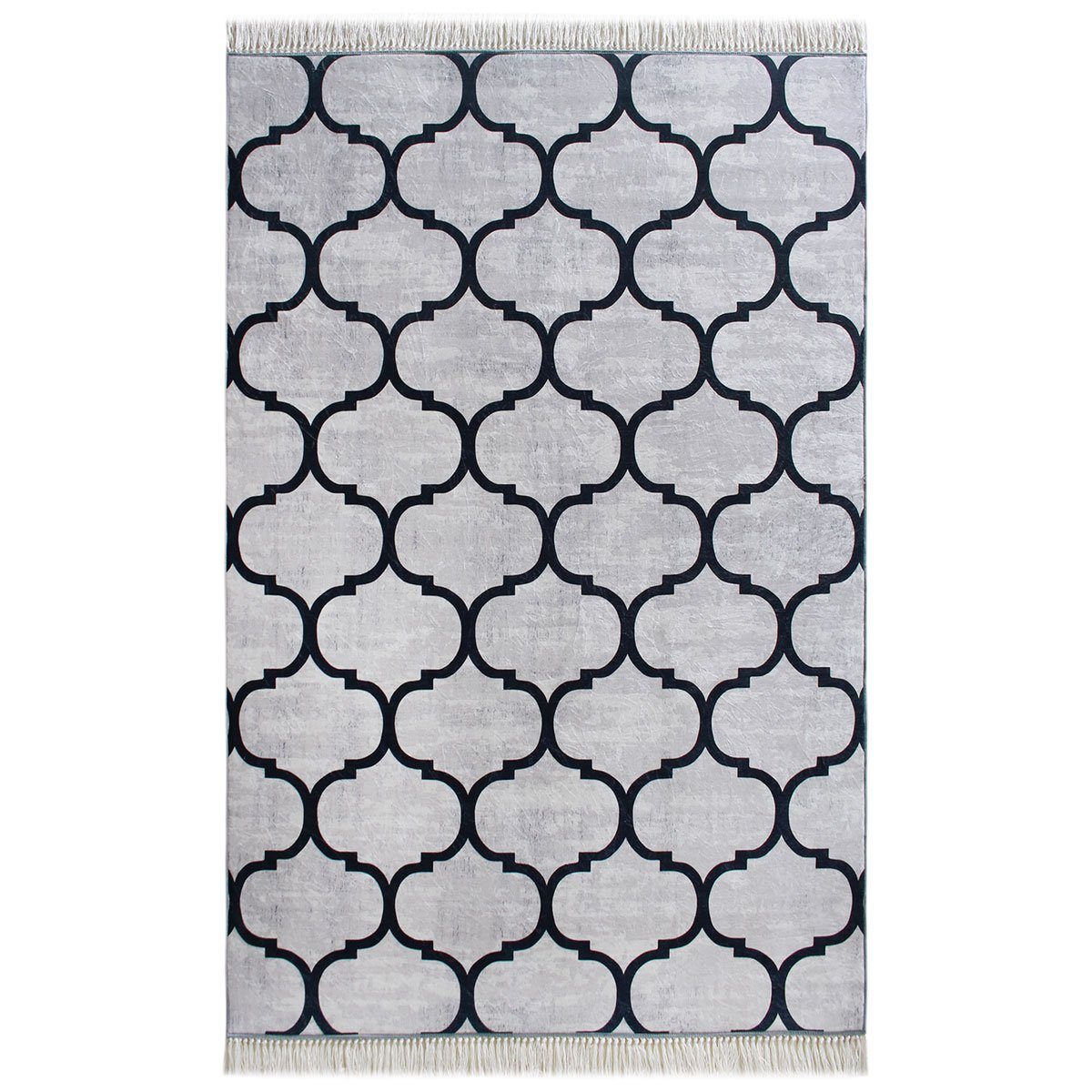 Teppich Teppich mm, modern 3 Design, Design, Geometrisches Fransen Höhe: grau, Rechteckig, mit Sehrazat