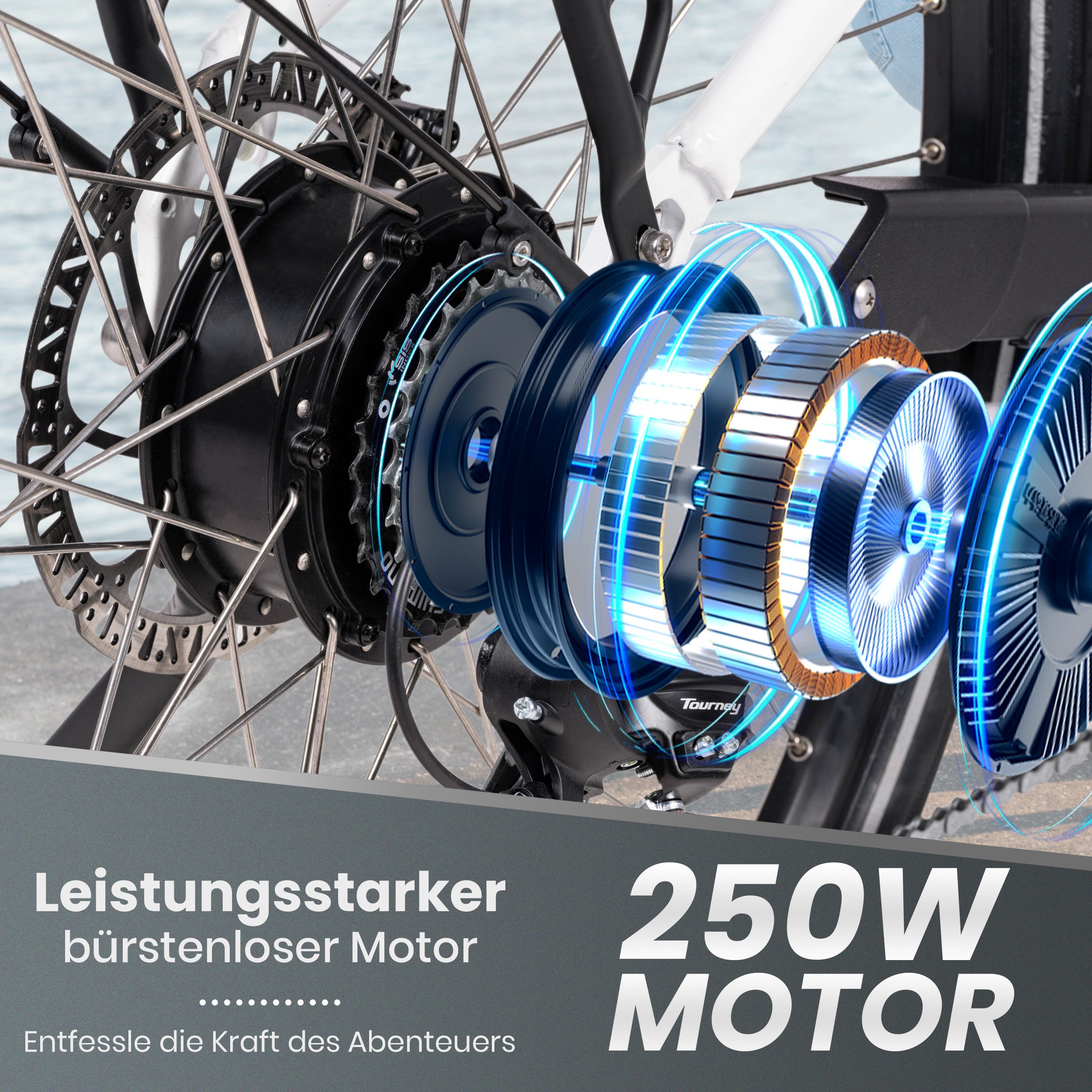 SAXXX E-Bike Cityrad 28 Zoll Damen/Herren, SAXXX CSE/SUV, 468Wh, 95 % vormontiert, 7 Gang SHIMANO Tourney Schaltwerk, Kettenschaltung, Hinterradmotor, 468 Wh, (mit Gepäckträger, abnehmbarer Akku, mit Tiefeinstieg), 250W Heckmotor, Elektrofahrrad mit Doppelscheibenbremse, Pedelec