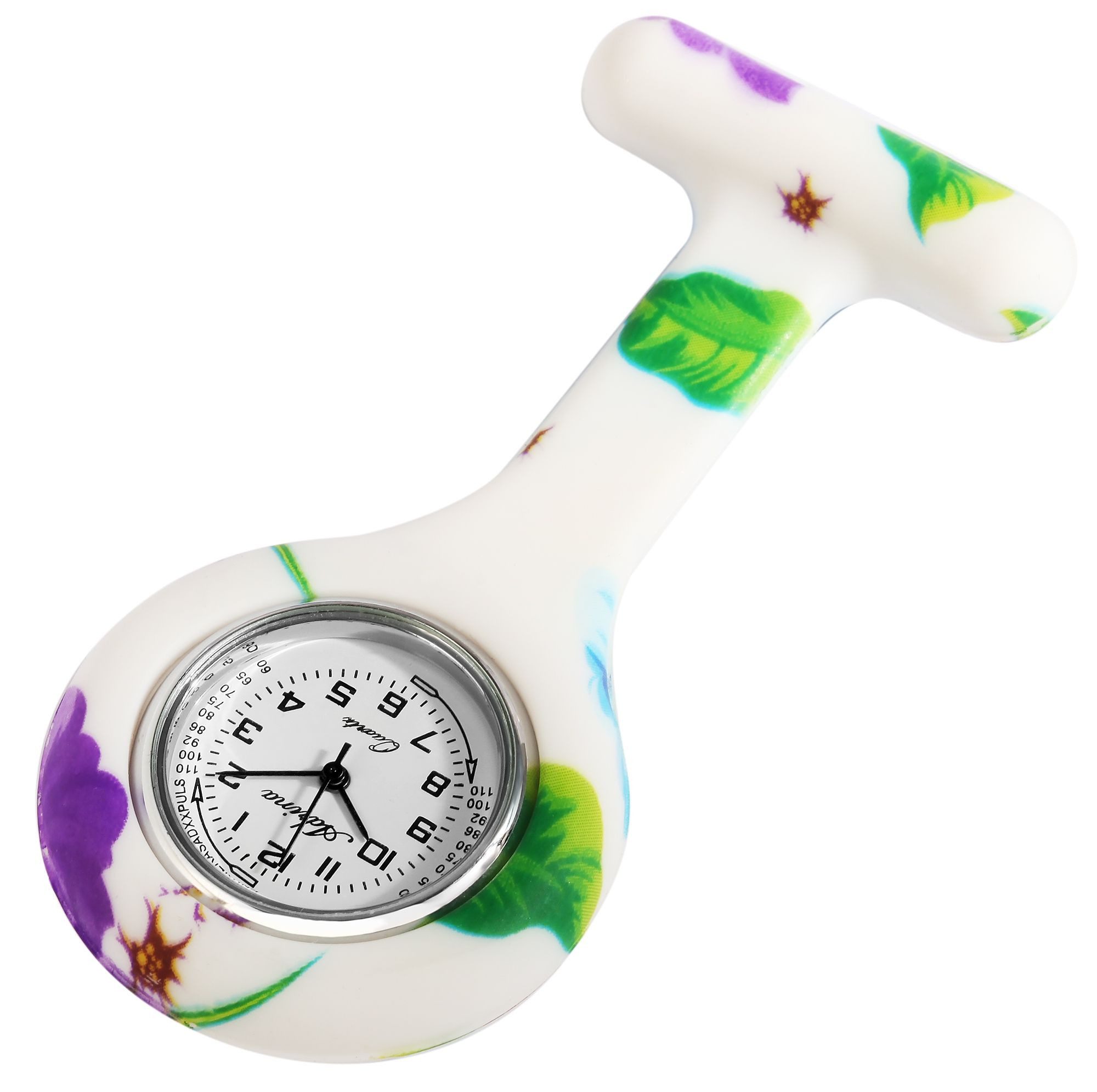 Adrina Quarzuhr AR0017 Adrina Krankenschwesteruhr aus Silikon, Damenuhr Silikon