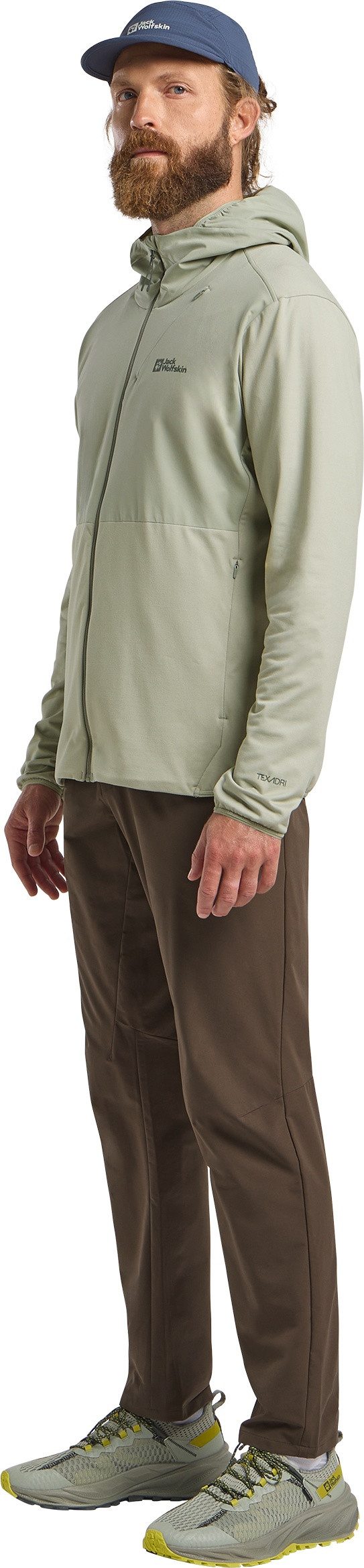 Jack Wolfskin Kapuzenfleecejacke PRELIGHT TRAIL HOODY M